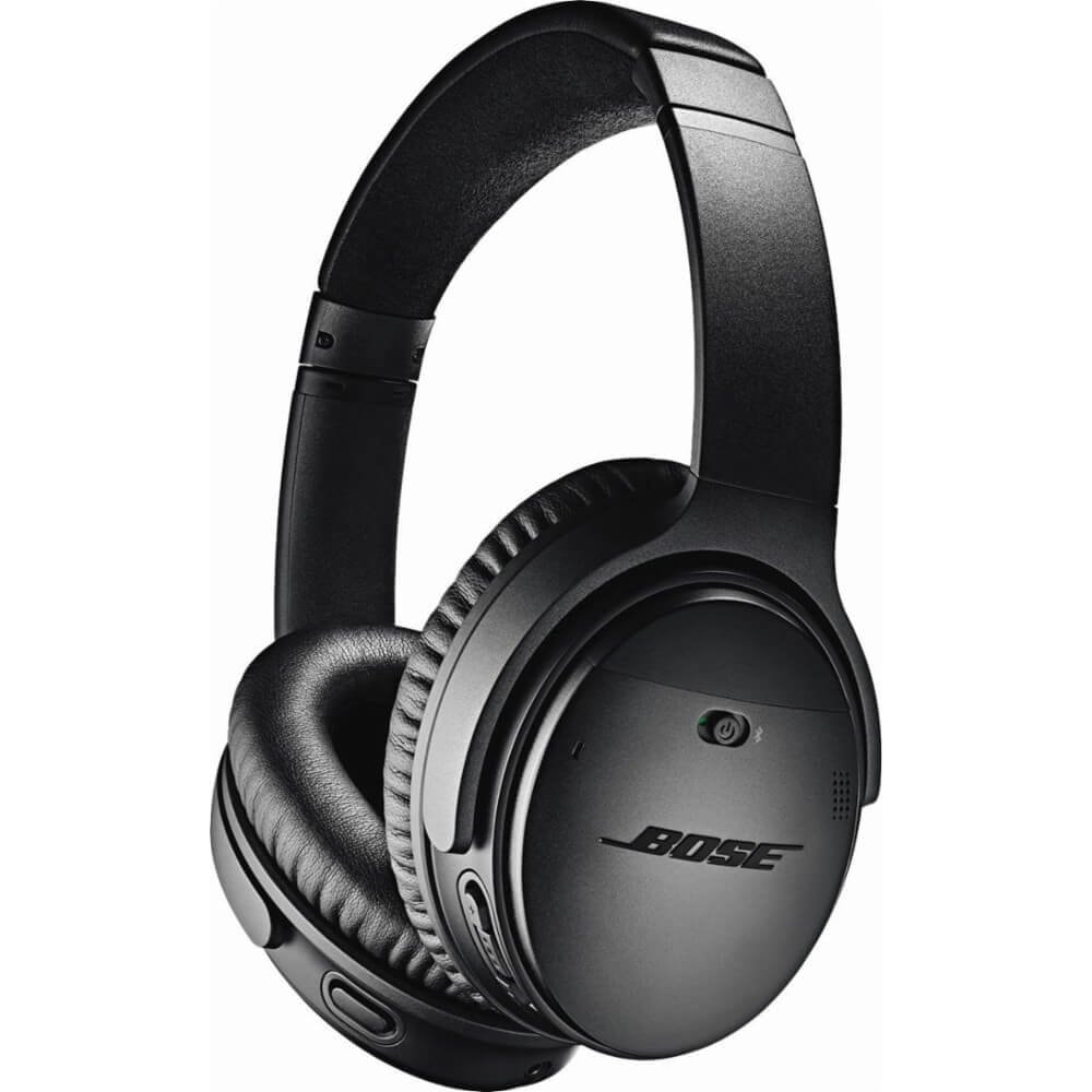 Bose QuietComfort 35 II Wireless Bluetooth Headphones, Noise-Cancelling, with Alexa Voice Control -: Black