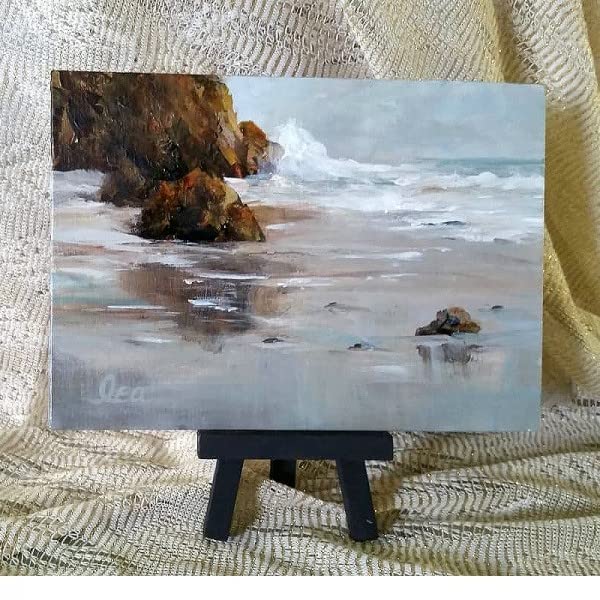 Centurion All-Media Primed Linen Panels - 8x10" 3 Pack - 11oz Universal Primed Canvas Boards for Painting, Mounted on MDF Wood, Non-Warping, Ideal for Artists, Professionals, and Painters: 10x10 in