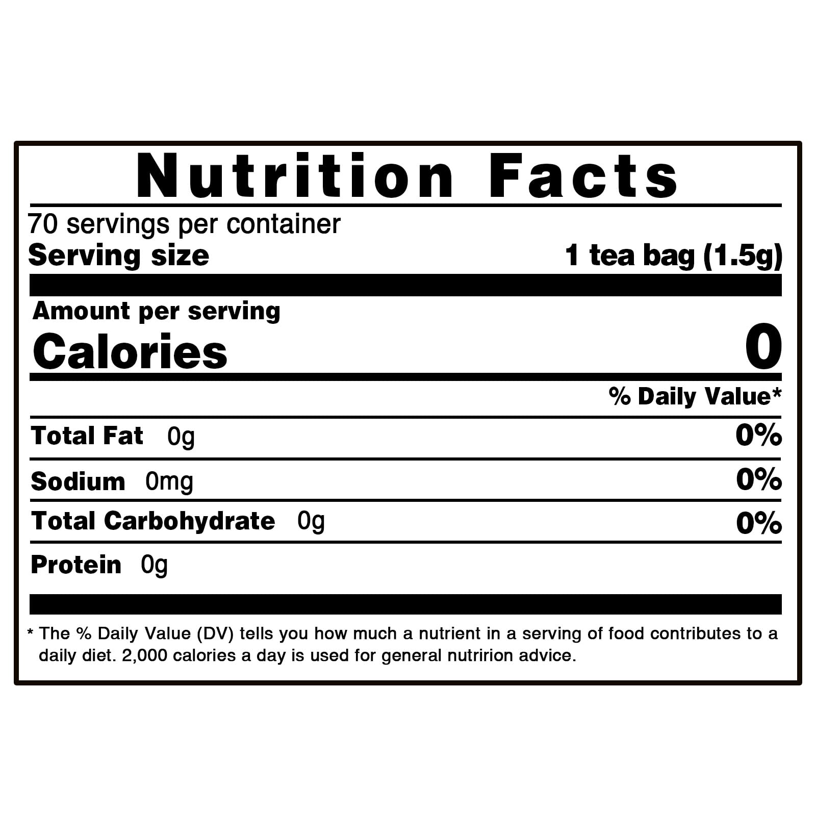 TEARELAE - Ginseng Tea, 40 Count - Pure Ginseng Root Tea Bags - Smooth Flavor - Boost Energy and Focus - Non-GMO - Caffeine-Free