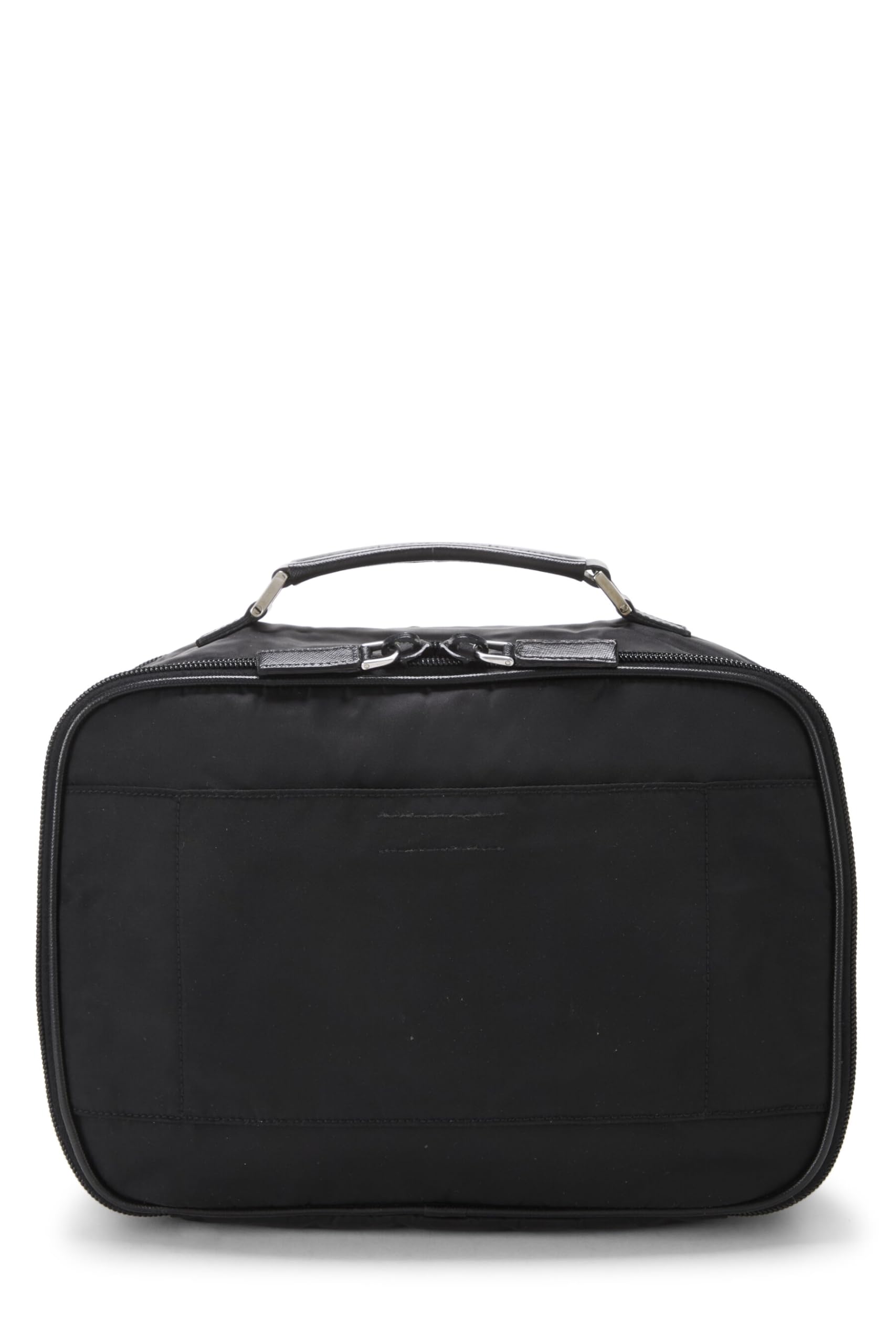 Prada, Pre-Loved Black Nylon Travel Case, Black: Prada, Pre-Loved Black Nylon Travel Case, Black