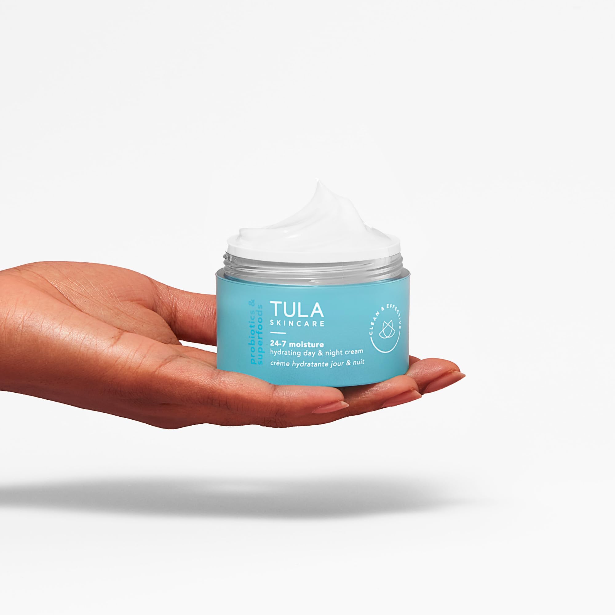 TULA Skin Care 24-7 Hydrating Day & Night Cream - Nourishing Moisturizer for Face, Maintain Skin Balance & Improve Skin Smoothness, Contains Watermelon & Apple Extract: Supersize - 3.4 oz.