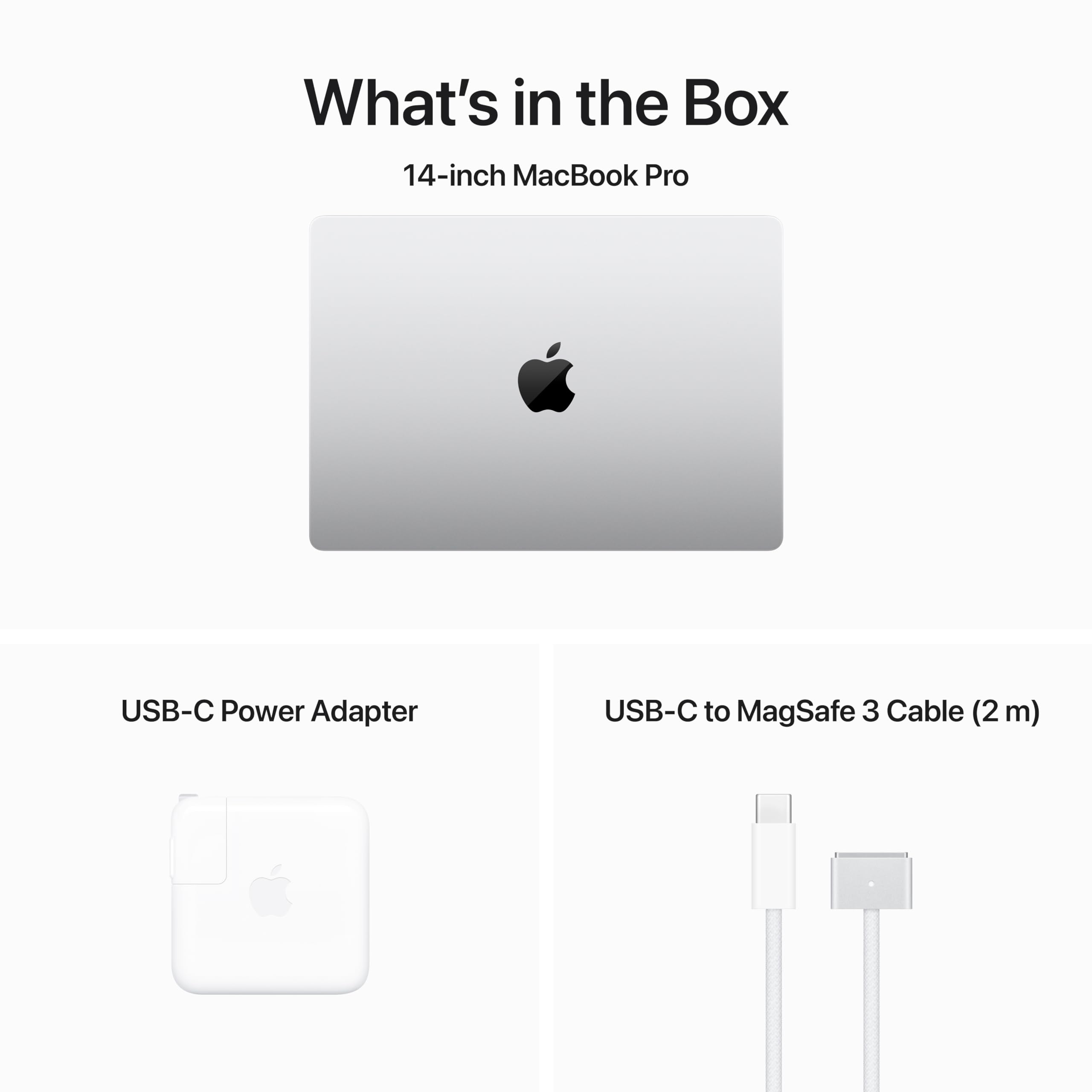 Apple 2023 MacBook Pro Laptop M3 chip with 8‑core CPU, 10‑core GPU: Built for Apple Intelligence, 14.2-inch Liquid Retina XDR Display, 8GB Unified Memory, 1TB SSD Storage; Space Gray: 8GB RAM 1TB Silver Without AppleCare+ (3 Years)