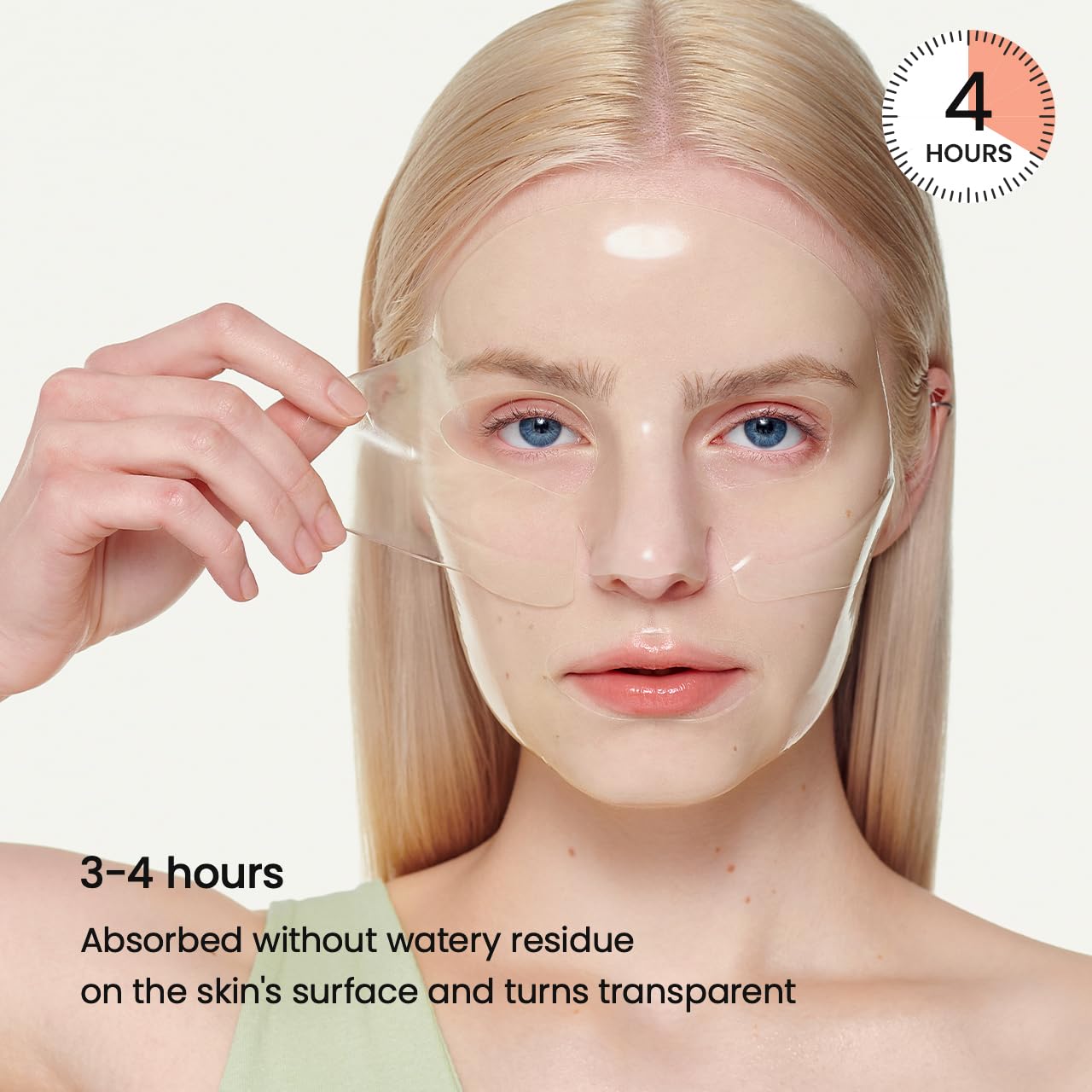 BIODANCE Bio-Collagen Real Deep Mask, Hydrating Overnight Hydrogel Mask, Pore Minimizing, Elasticity Improvement, 34g x4ea: 4 Count (Pack of 1) Sea Kelp