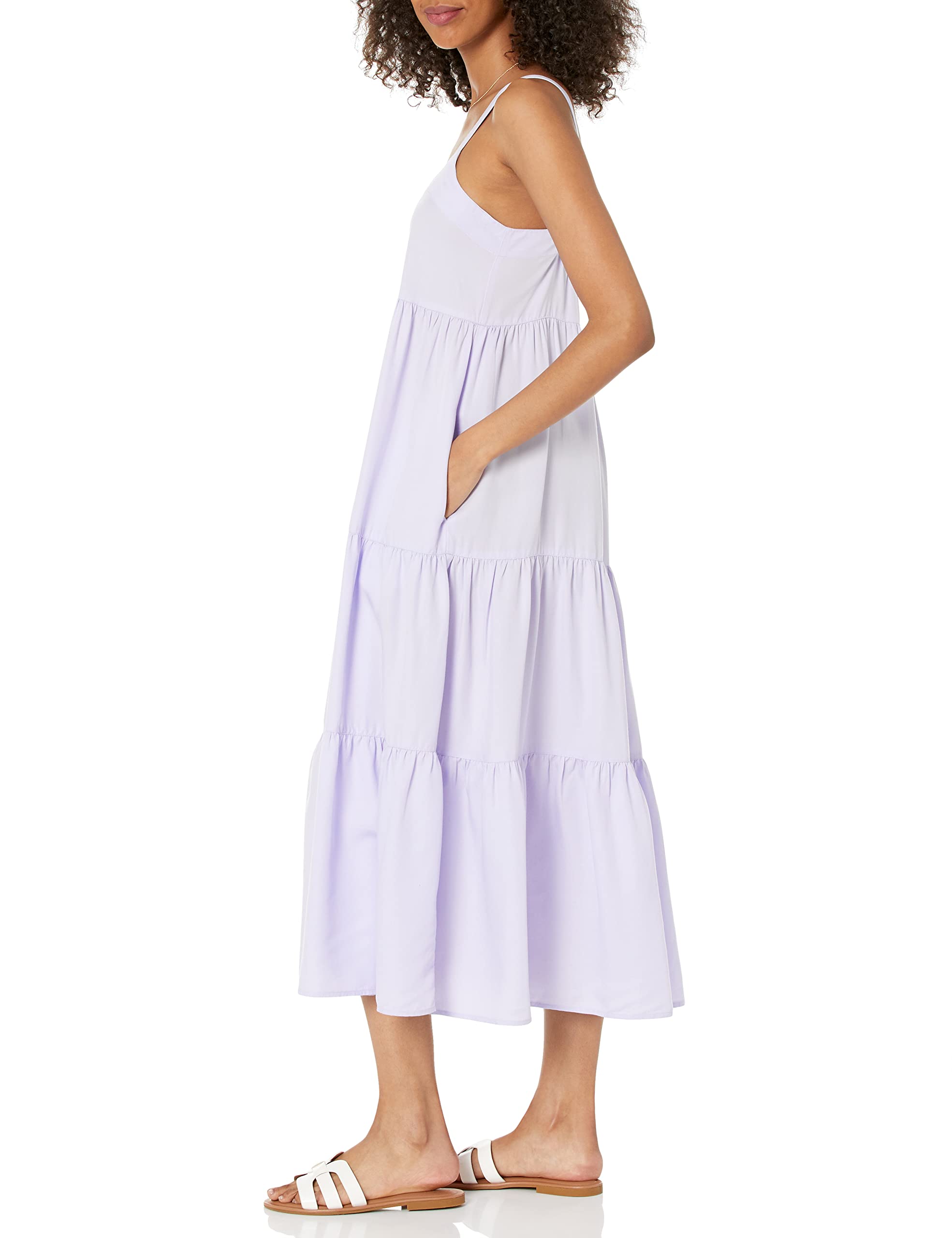 The Drop Women's Britt Tiered Maxi Tent Dress