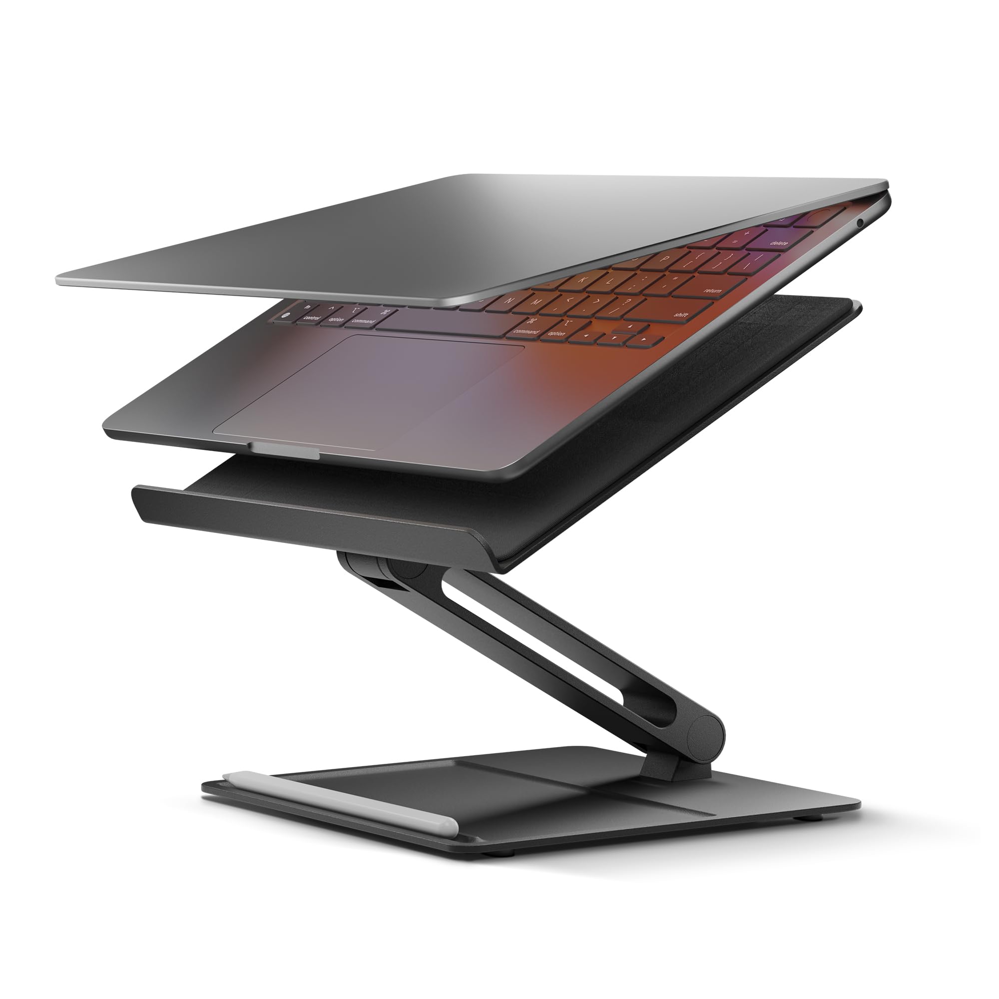 Native Union Desk Laptop Stand – Height Adjustable Ergonomic Computer Stand – Compatible with MacBook Air/Pro, iPad, Dell, HP, Lenovo, Microsoft Surface & Laptops & Tablets Up to 5kg (): Black
