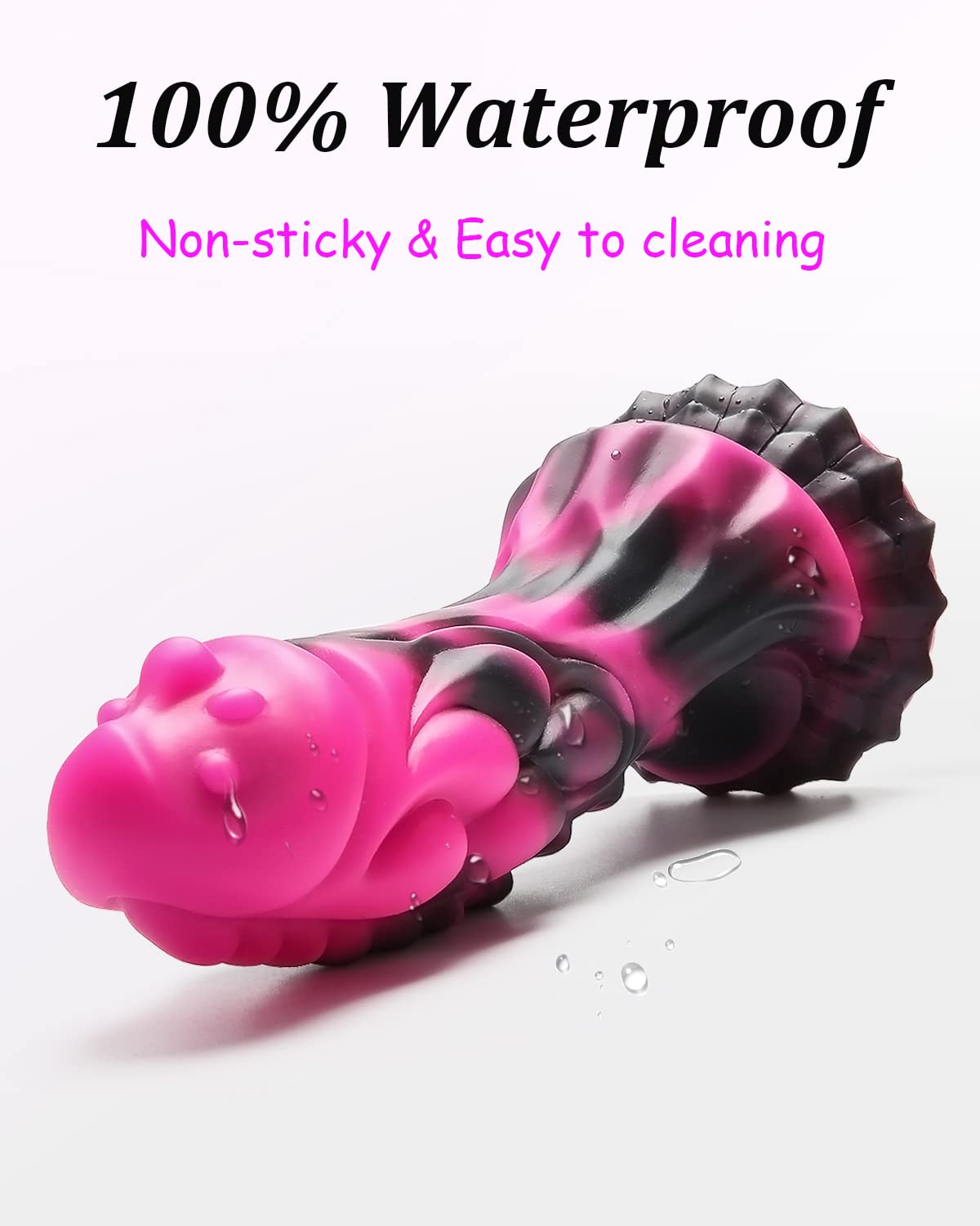 Sex Toy Realistic Silicone Dildo, 8.2 Inch Dragon Lifelike Fantasy Dildo, Soft Liquid Material Dildo with Textured for G-Spot Pleasure, Body Safe Material Adult Sex Toys for Women Men and Couple: Purple&Black