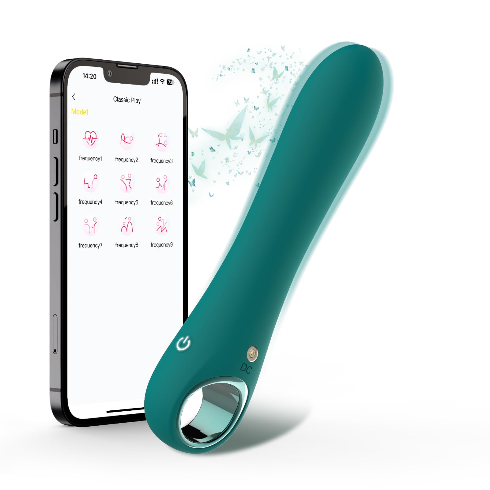 Tuitionua Adult Sex Toys Dildo - APP Control G Spot Dildos Vibrator for Woman, Clitoral Stimulator with 10 Vibration Modes, Adult Toys for Women and Couples(APP Pink): Green-APP