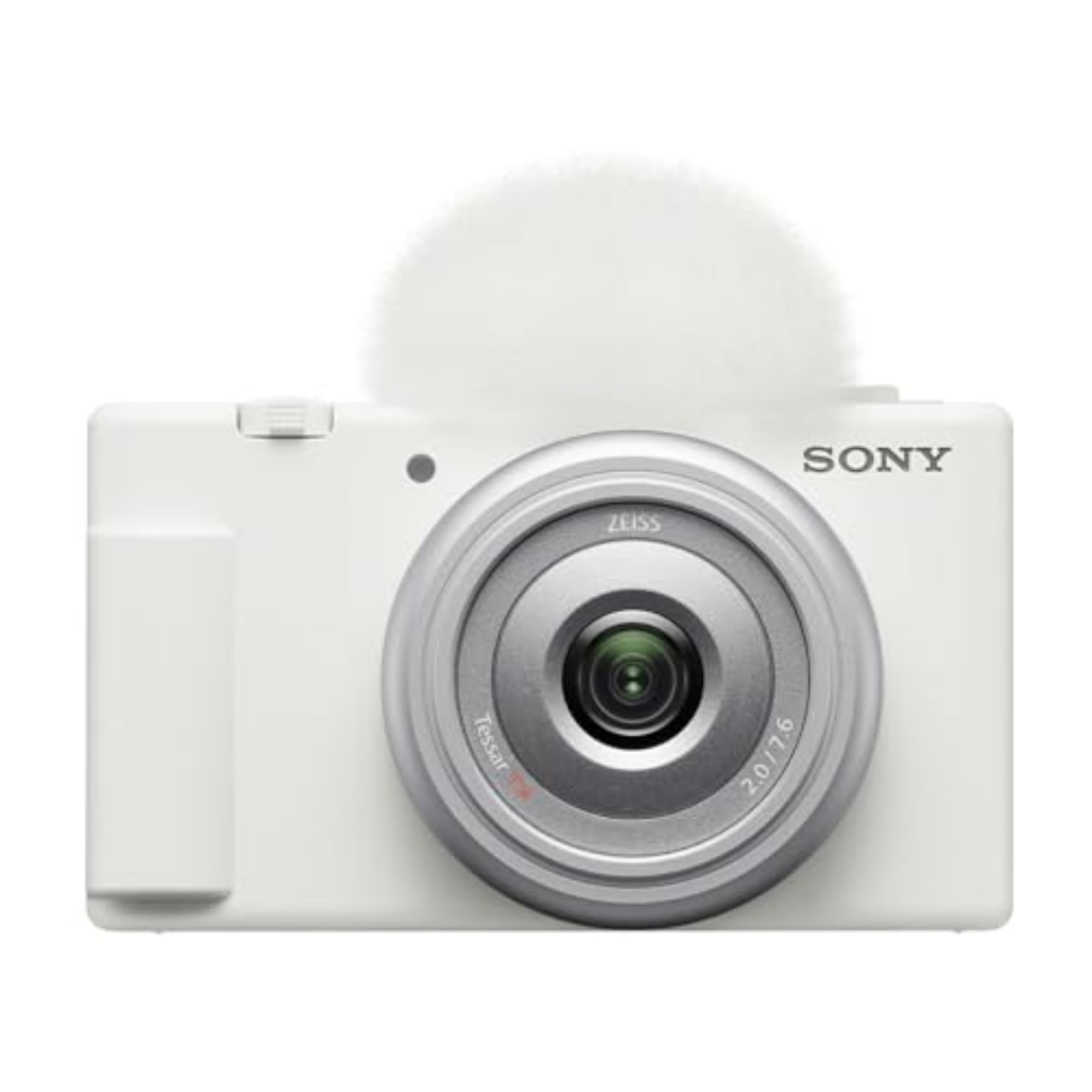 Sony ZV-1F Vlog Camera for Content Creators and Vloggers White: White Camera Only