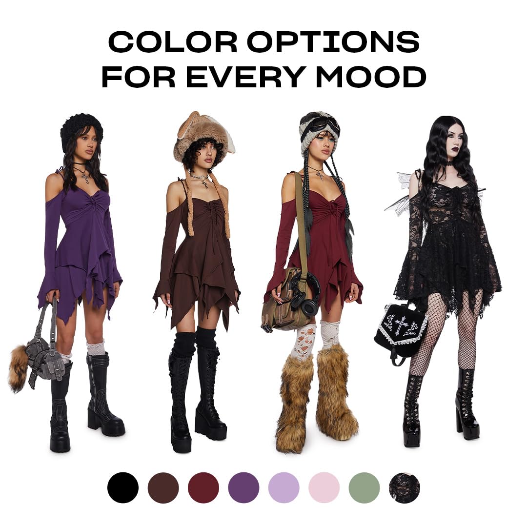 Dolls Kill F is for Fairies Handkerchief Dress by Current Mood Perfect for Fairycore Fashion
