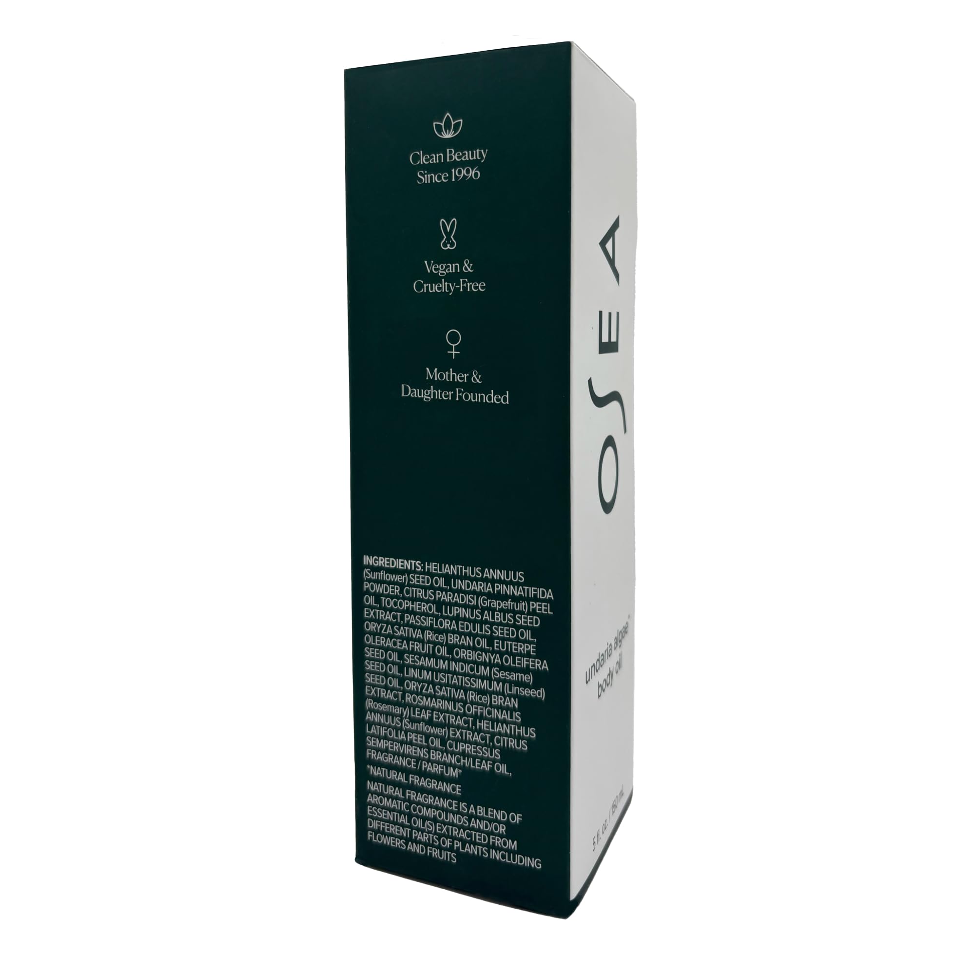 OSEA Undaria Algae™ Body Oil 5 oz - After Shower Body Oil - Non-Greasy Body Serum & Fast Absorbing Skincare - Clean Beauty & Vegan Seaweed Body Moisturizer for Dry Skin: 5 Fl Oz (Pack of 1)