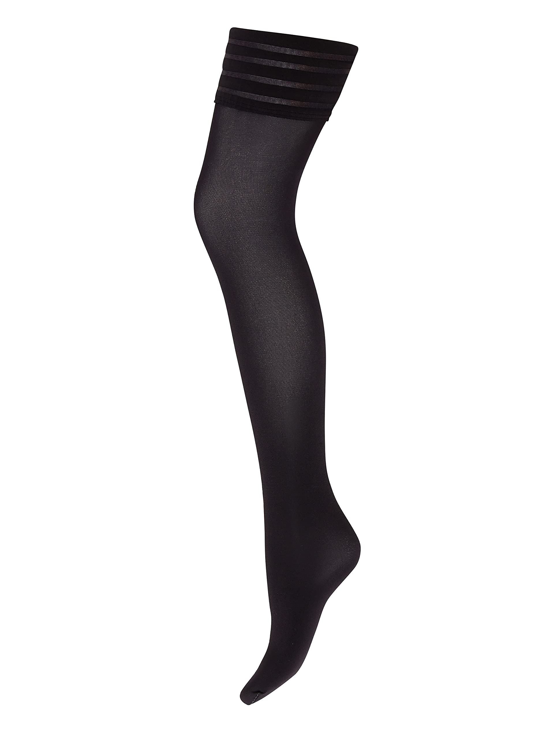 Wolford Women's Velvet de Luxe 50 Stay-Up: Medium Black
