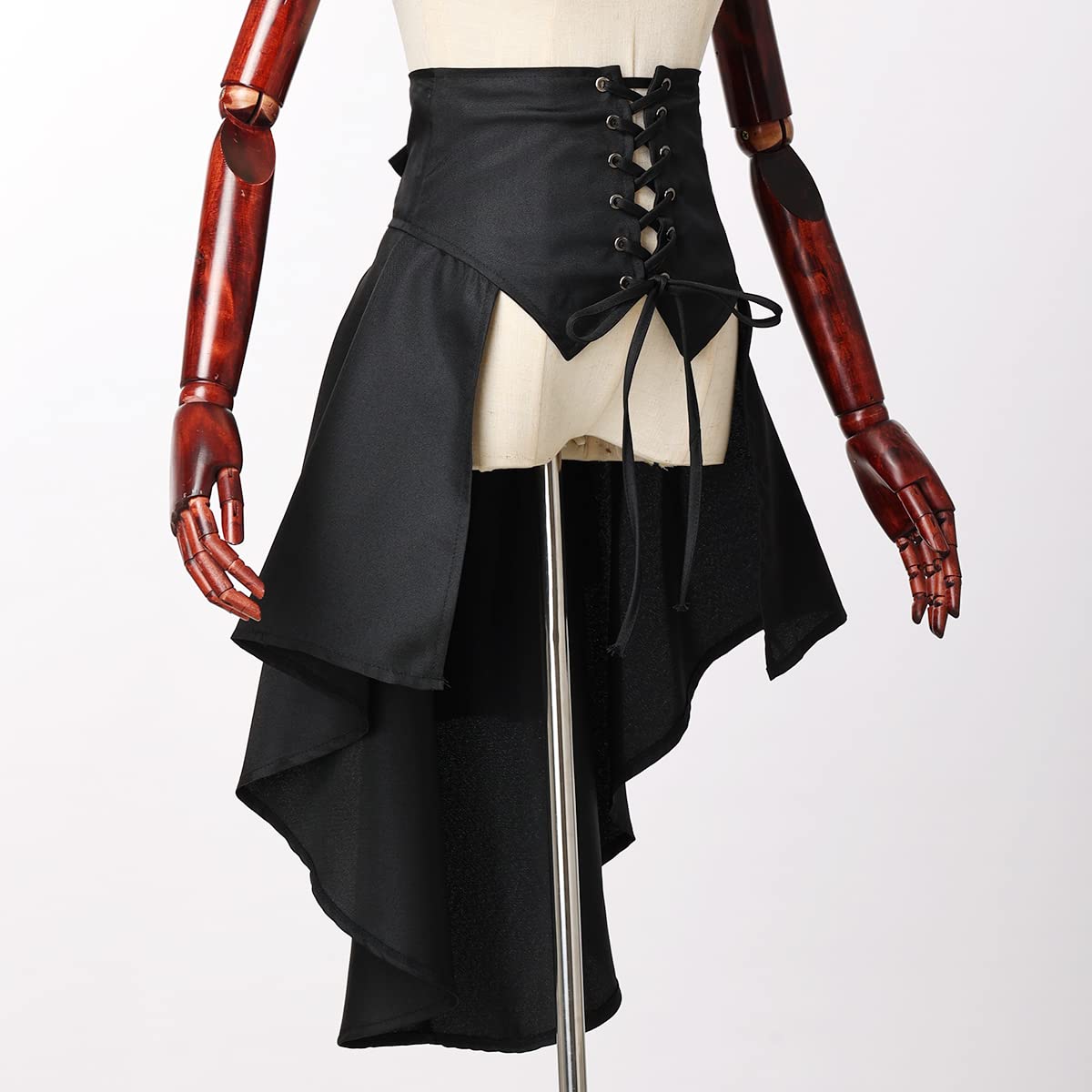 COSDREAMER Steampunk Women's Skirts Waist Belt for Women Ruffles Pirate Corset Costumes thumbnail 4