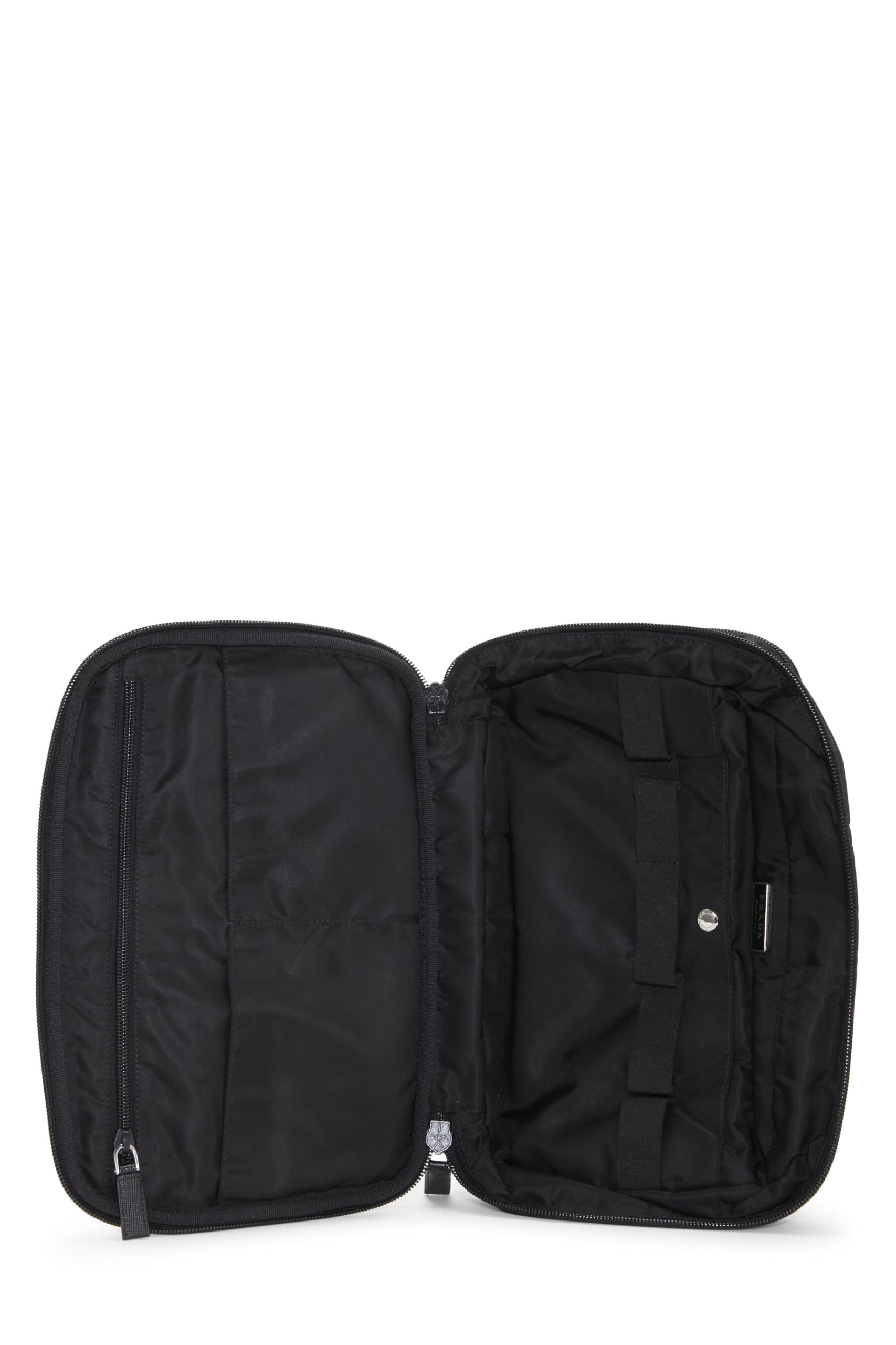 Prada, Pre-Loved Black Nylon Travel Case, Black: Prada, Pre-Loved Black Nylon Travel Case, Black