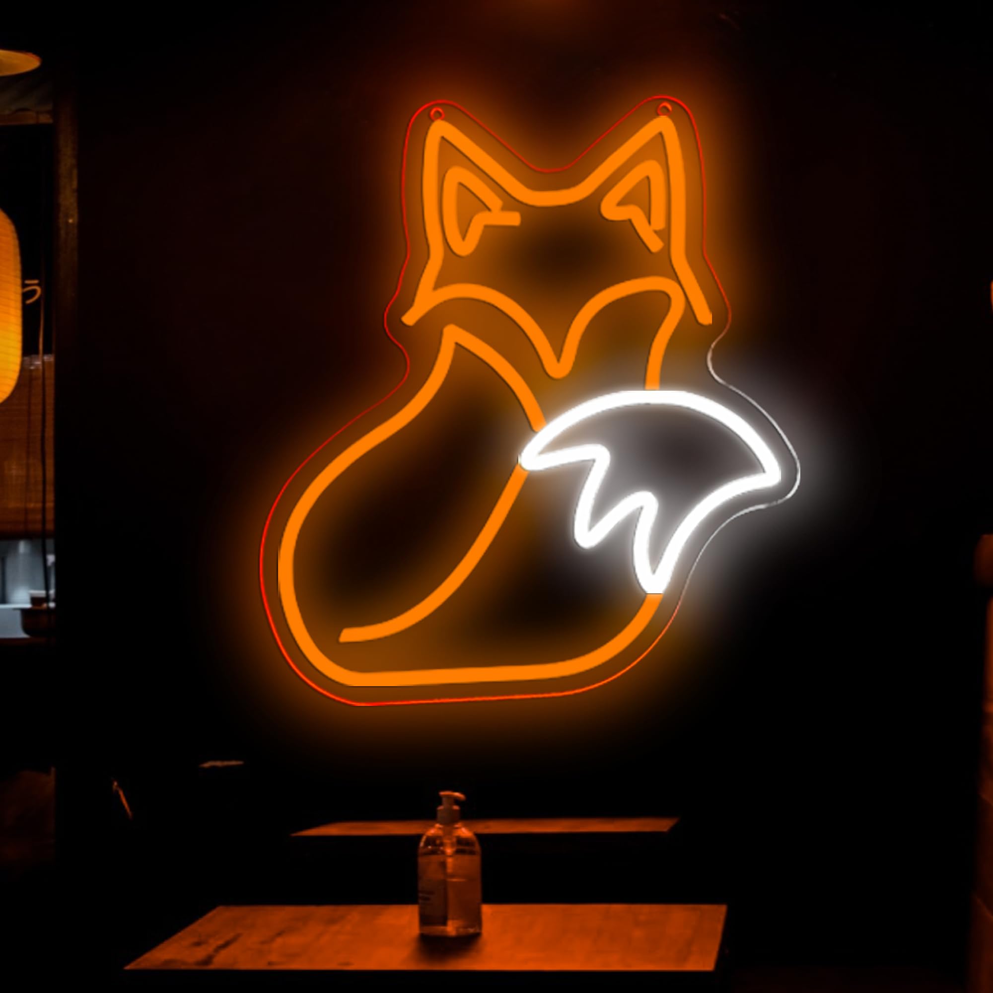 Pretty Ladies Body Neon Sign, Woman Body Neon Light,Lady Buttocks Neon Sign, Aesthetic Pink Ass Line Art Neon Light, USB Powered for Bachelor Club Garage Party Bedroom Bar Shop Logo Business Signs: orange