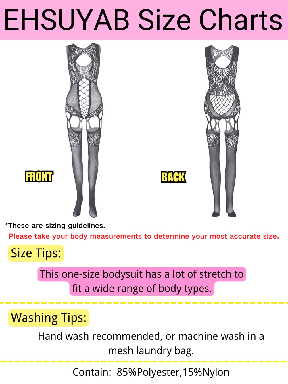 EHSUYAB Women Body Stockings Sexy, Exotic Dancer Fishnets Lingerie Glow Party, Fishnet Bodysuit Rave Outfits Club Plus Size: Grey
