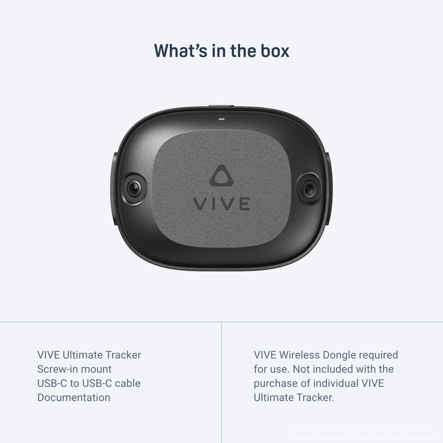 HTC Vive Ultimate Tracker Black thumbnail 6
