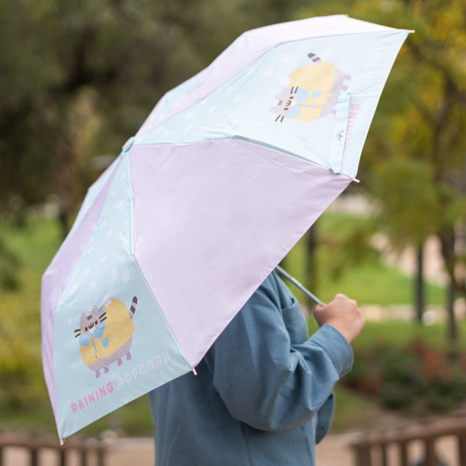 Grupo Erik Official Pusheen Umbrella - Girls Umbrella - Kids Umbrella For Backpack - Pusheen Stuff - Pusheen Gifts - Collection - Kawaii Umbrella