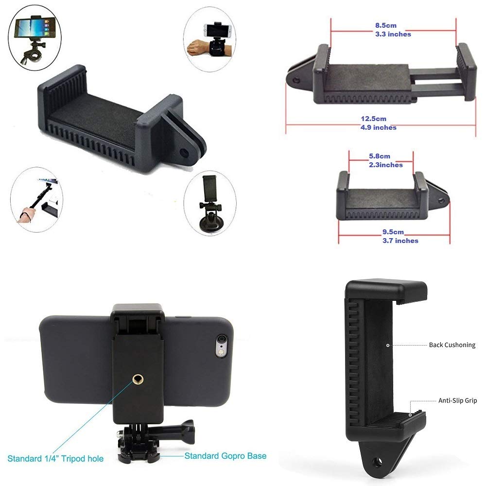 2in1 Wall Phone Mount,Overhead Camera Mount for iPhone Samsung Live Streaming,Baking,Craft,Videos,Online Lessons - Acetaken