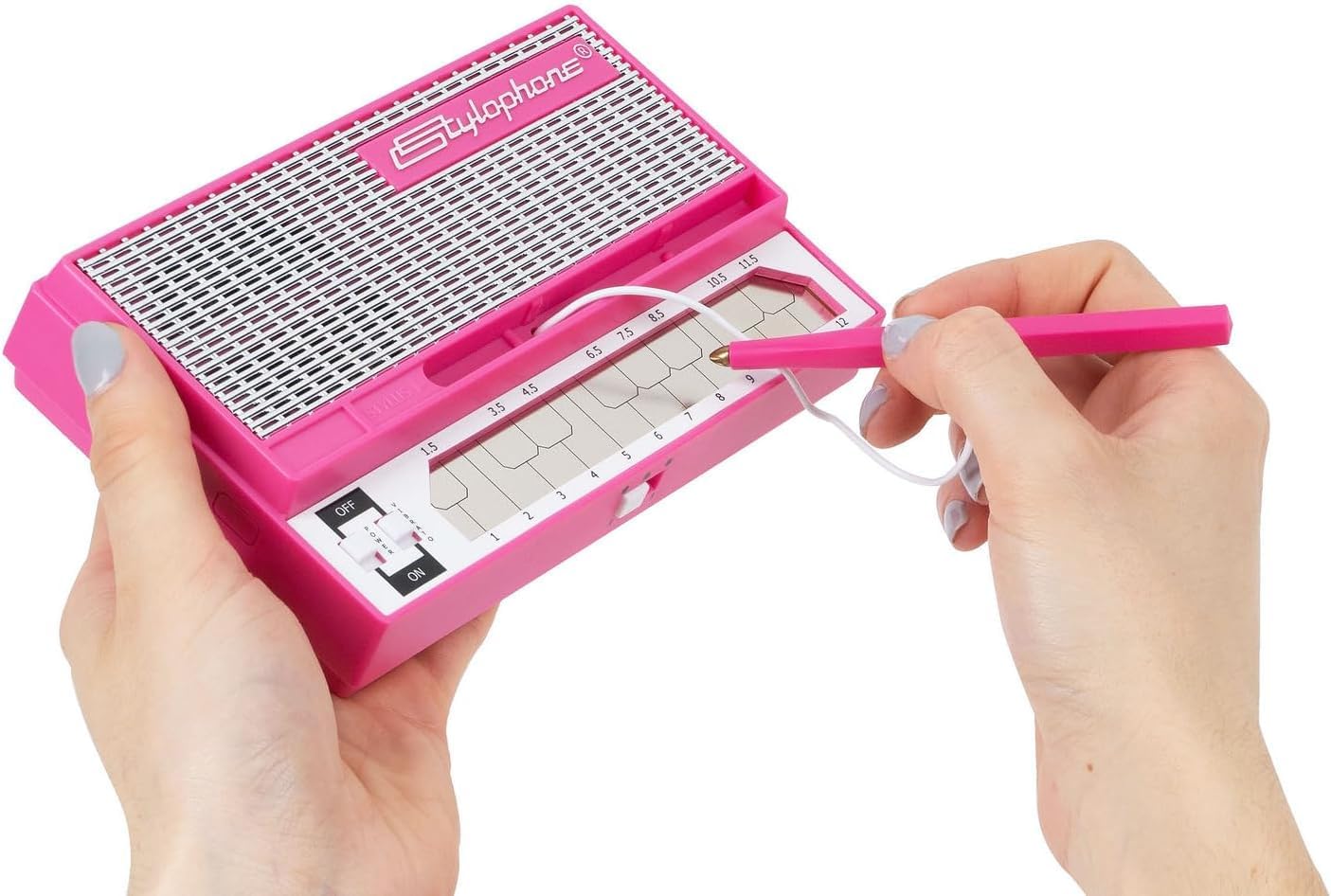 The Original Pocket Electronic Synthesizer | Synth Musical Instrument | Synthesizer Keyboard | Stylophone Instrument Synth: Pink