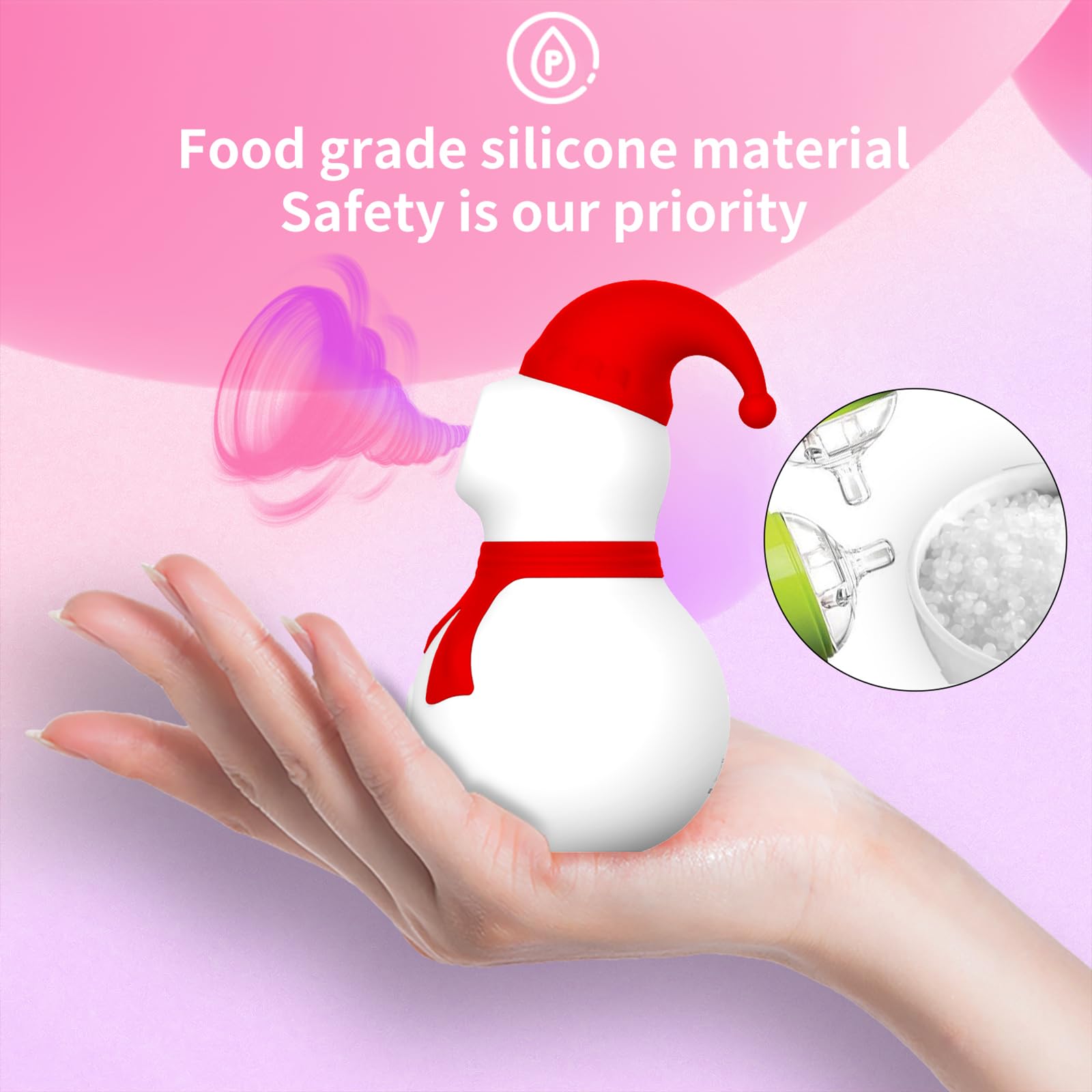 COREXPOWER Clitoral Sucking Vibrator Sex Toy, 10 Clitoral Nipple Sucking Modes, Female Private Part Vibrator, Suitable for Adult Couples, Christmas Valentine's Day Adult Toys Snowman Suction: COREXPOWER Clitoral Sucking Vibrator Sex Toy, 10 Clitoral Nipple Sucking Modes, Female Private Part Vibrator, Suitable for Adult Couples, Christmas Valentine's Day Adult Toys Snowman Suction