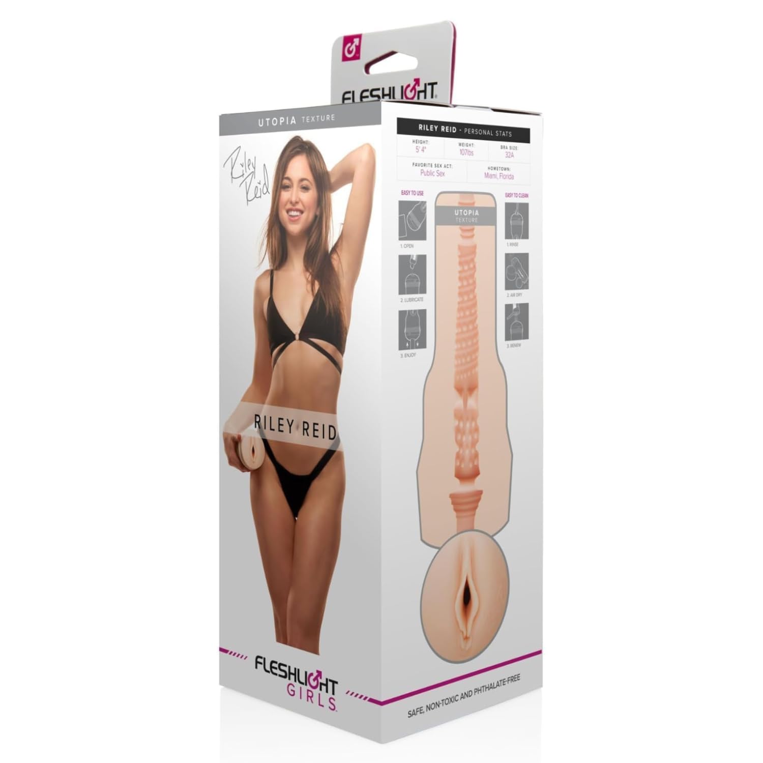 Fleshlight Girls | Riley Reid | Utopia | Hyper Real Male Sex Toy