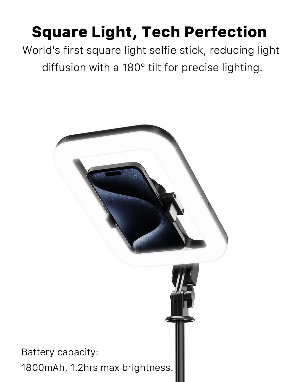 M MYBAT PRO Selfie Ring Light with 72" Tripod Stand - Extendable Selfie Stick with Light for Phone, Live Streaming, Makeup, Travel, Gaming, Video, Includes Phone Holder& USB-C Powered: M MYBAT PRO Selfie Ring Light with 72" Tripod Stand - Extendable Selfie Stick with Light for Phone, Live Streaming, Makeup, Travel, Gaming, Video, Includes Phone Holder& USB-C Powered