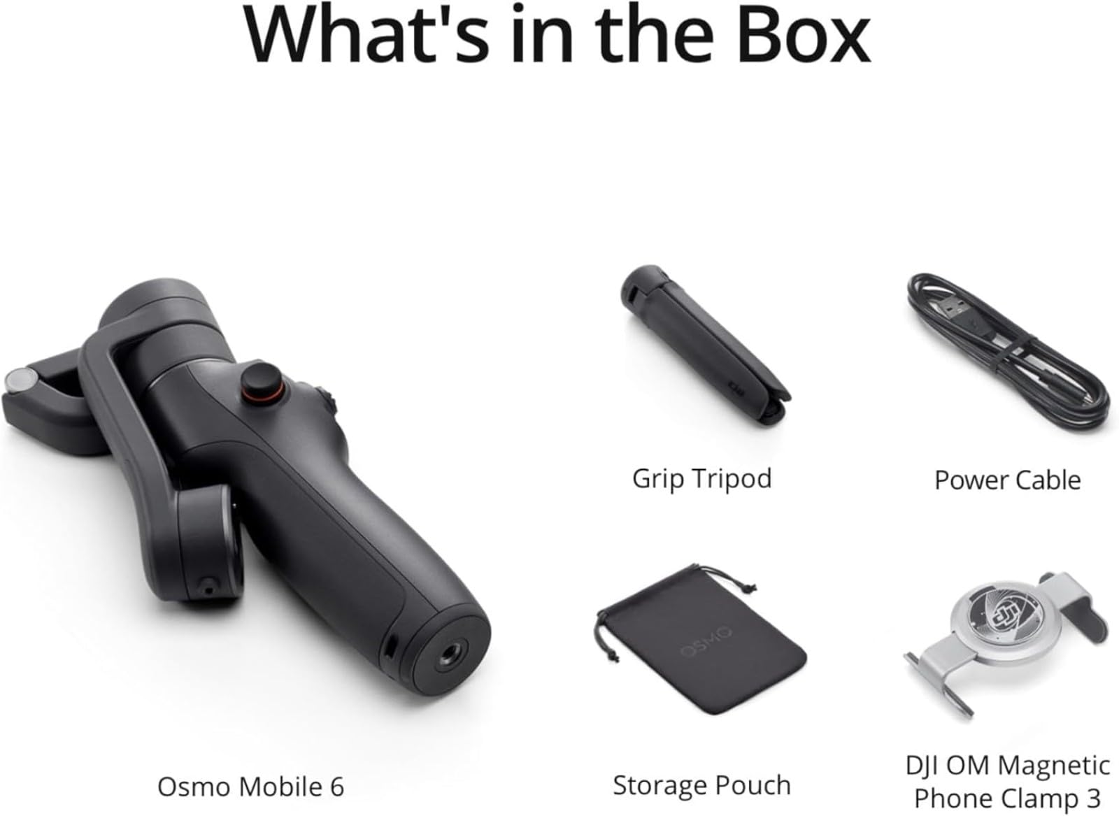 DJI Osmo Mobile 6 Gimbal Stabilizer for Smartphones, 3-Axis Phone Gimbal, Built-In Extension Rod, Object Tracking, Portable and Foldable, Vlogging Stabilizer, YouTube TikTok, Slate Gray: Slate Gray Standalone