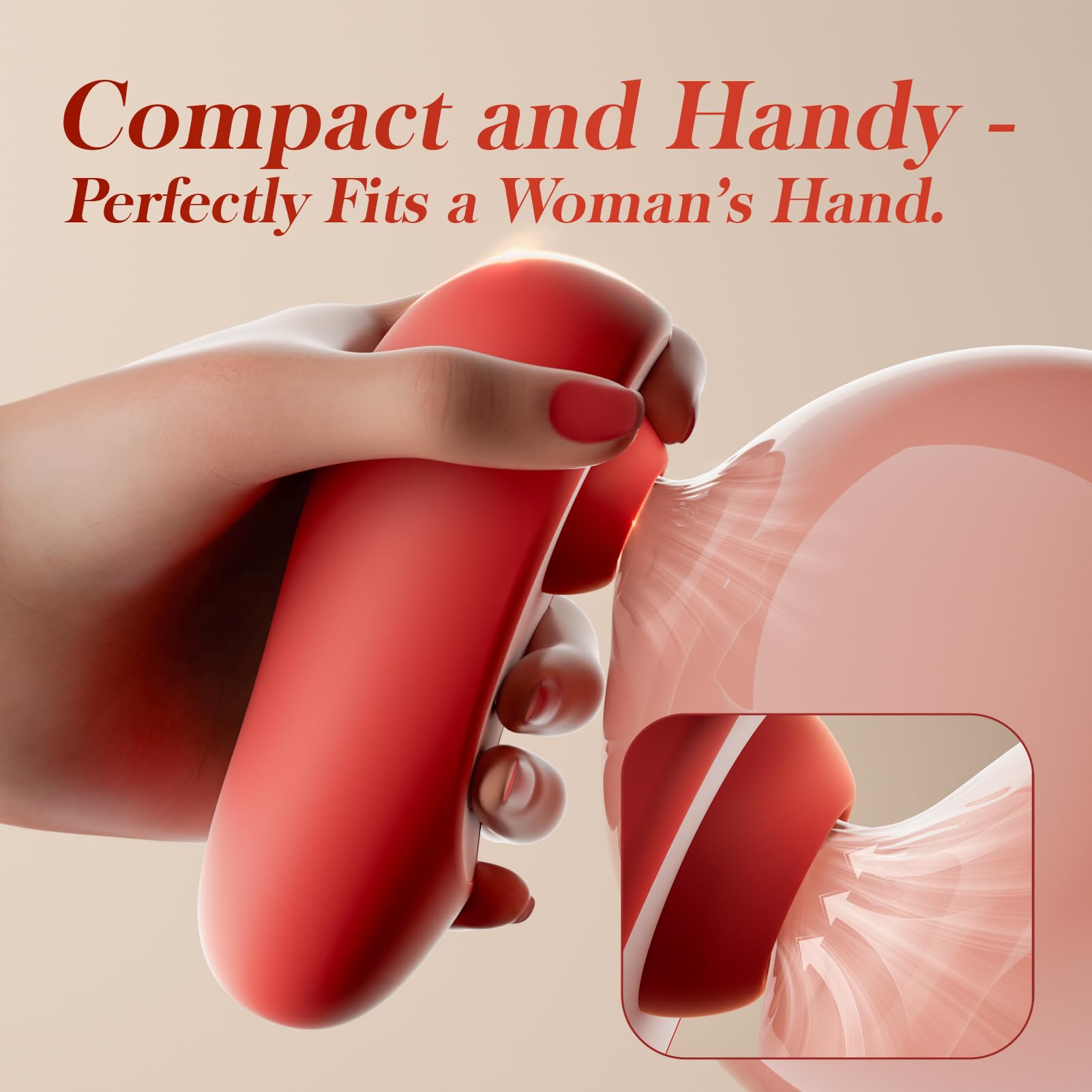 Sucking Vibrator Sex Toys for Women - MOOLIGIRL Clitoral Suction & Vibrating Stimulator, 7 Modes Rechargeable Mini Discreet Adult Toys for Female Couples, Anal Nipple Clit Sucker Rose Sex Toy