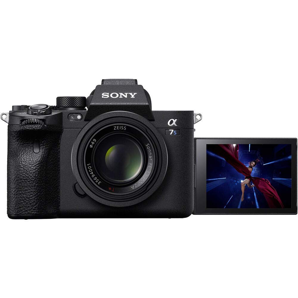 Sony Alpha a7S III Mirrorless Digital Camera (Body Only) (ILCE7SM3/B) + Sony FE 24-70mm Lens + 64GB Memory Card + NP-FZ-100 Battery + Corel Photo Software + Case + External Charger + More (Renewed)