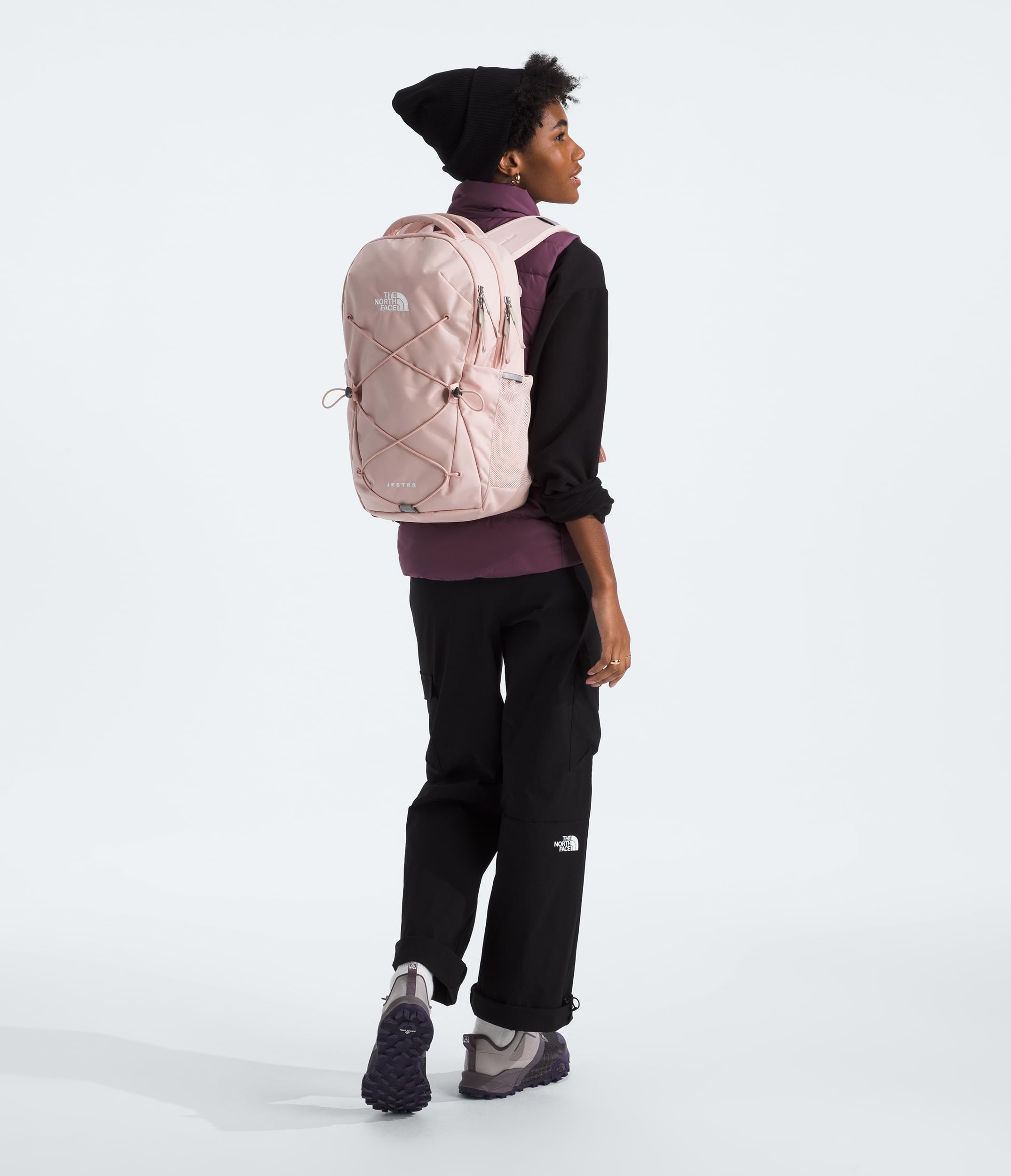 THE NORTH FACE Women's Jester Everyday Laptop Backpack, Pink Moss, One Size