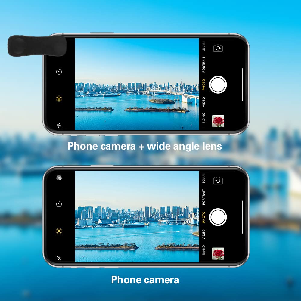 Godefa Cell Phone Camera Lens with Tripod+ Shutter Remote,6 in 1 18x Telephoto Zoom Lens/Wide Angle/Macro/Fisheye/Kaleidoscope/CPL, Clip-On lense Compatible for iPhone X 8 7 6s Plus, Samsung and More: Phone Camera Lens, 6 lenses+ LED Light+ Remote Shutter+ Tripod, 18X Telephoto Zoom/Wide angle/Macro/Fisheye/CPL/Kaleidoscope camera lens kit for iPhone Xs X XR 8 7 6 Plus Samsung and Android
