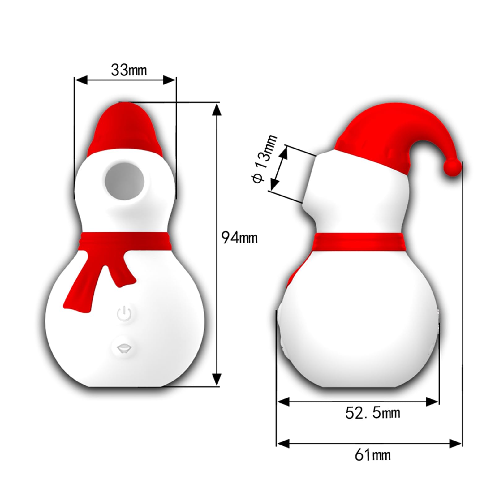 COREXPOWER Clitoral Sucking Vibrator Sex Toy, 10 Clitoral Nipple Sucking Modes, Female Private Part Vibrator, Suitable for Adult Couples, Christmas Valentine's Day Adult Toys Snowman Suction: COREXPOWER Clitoral Sucking Vibrator Sex Toy, 10 Clitoral Nipple Sucking Modes, Female Private Part Vibrator, Suitable for Adult Couples, Christmas Valentine's Day Adult Toys Snowman Suction