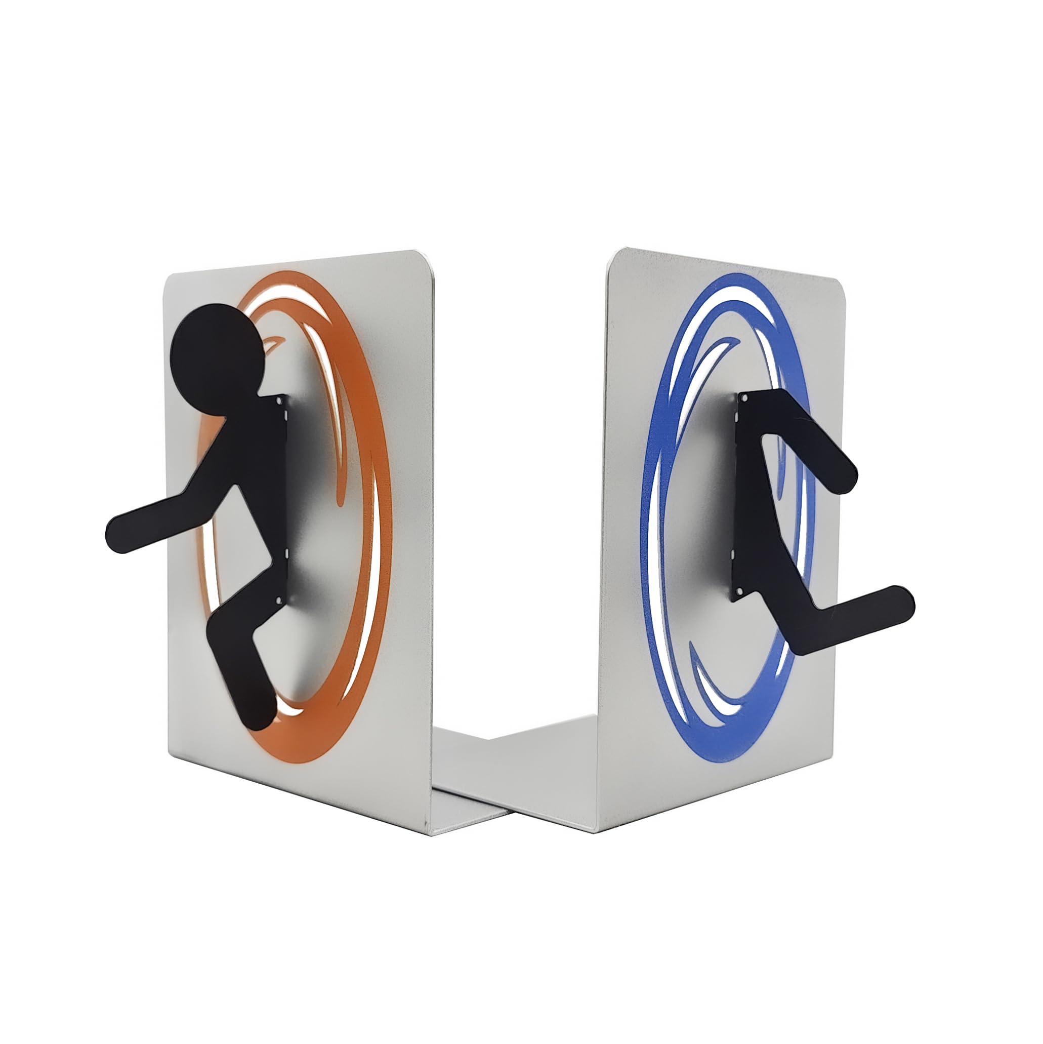 Heavy Duty Metal Portal Bookend, Creative Gift for Game Lovers