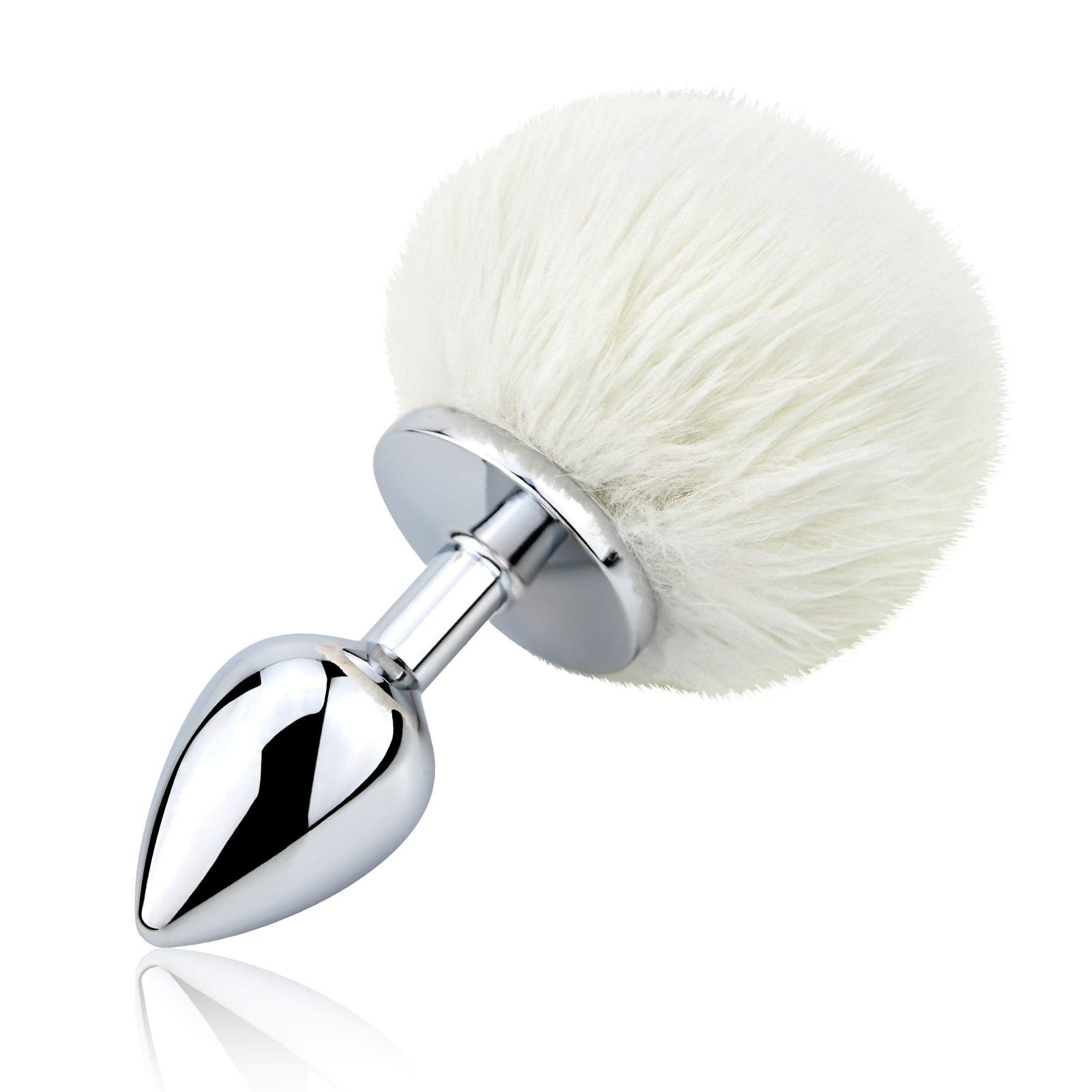 Size Butt Plug Metal Butt Plug Sexual Anus Rabbit's Tail Anal Sex Toys for Women Fun Sex Games: Small