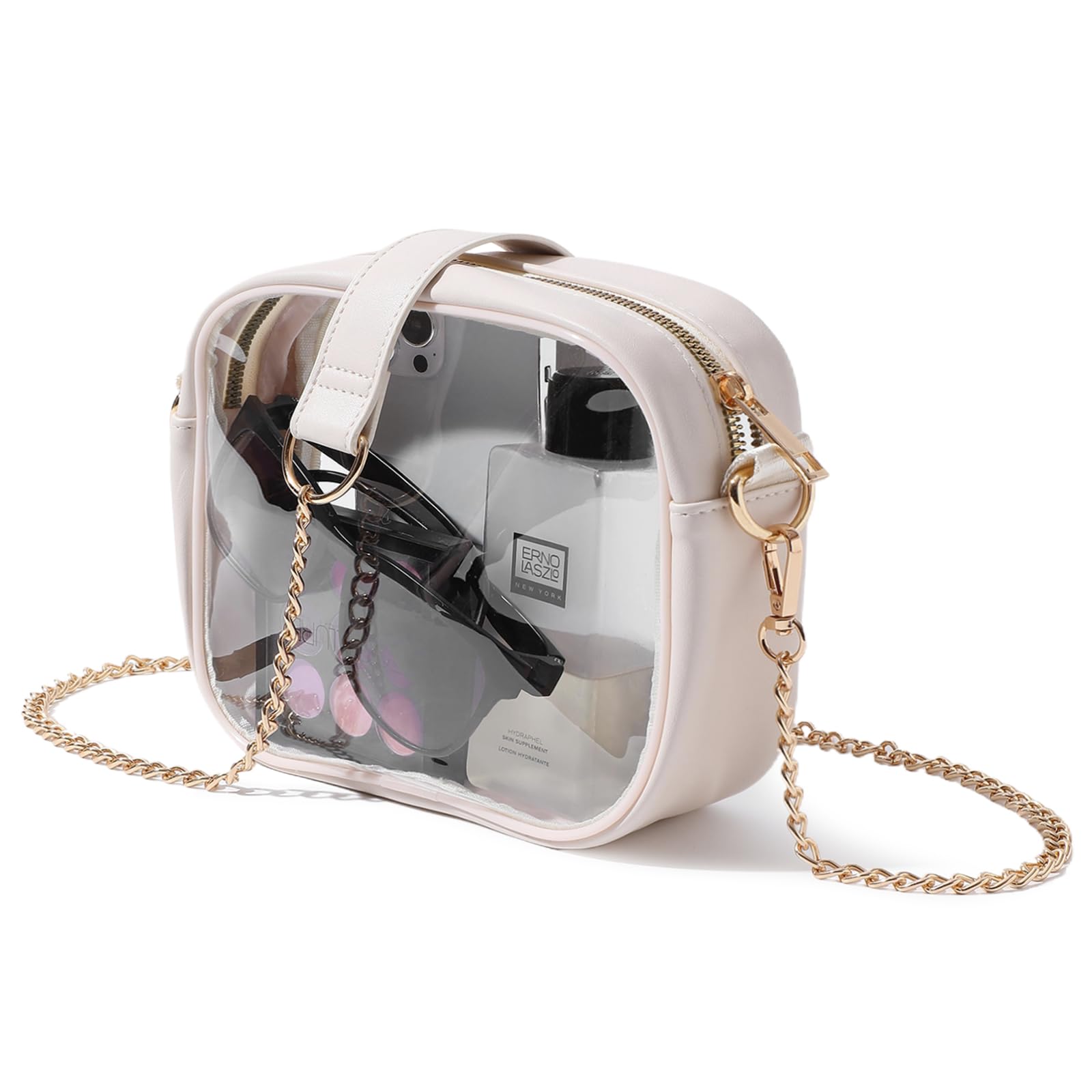 TOBVZOO Clear Bag Stadium Approved, Crossbody Transparent Bag for Concerts Sports Events, Purses for Men & Women thumbnail 1