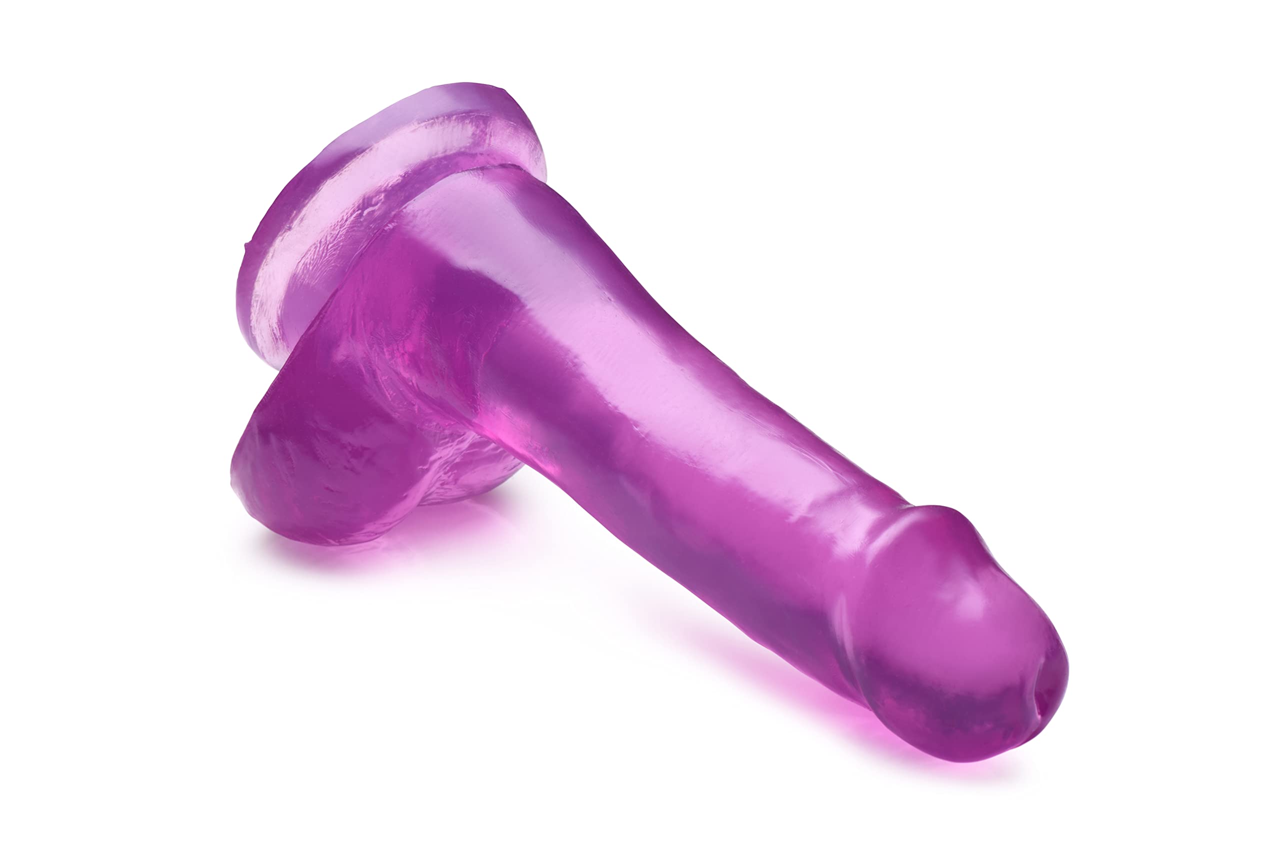 Lynx 6 Inch Ice Dildo with Balls Made in USA,