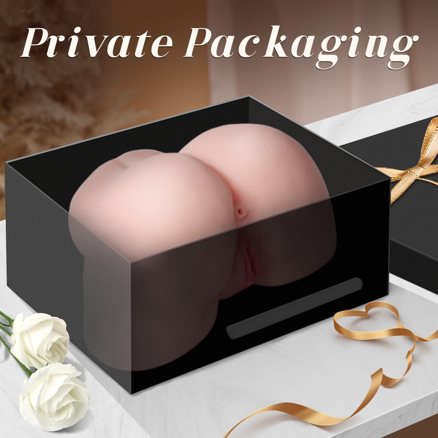 BIG SHOCKED Pocket Pussy for Men - Men's Sex Toys Male Masturbators Realistic Adult Toys Sex Doll Stroker 3D Lifelike Soft Butt with Vagina Anal Sex Pleasure Skin Color Adult Toy: 11.5 Pound