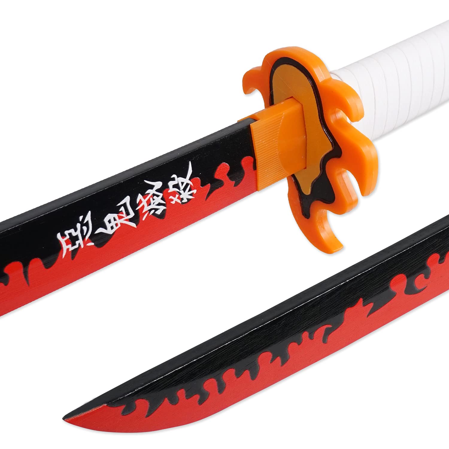 Zisu Demon Katana Sword, About 41 inches, Hashira Pillars & Protagonist Katana for Cosplay Purpose, Anime Original Texture