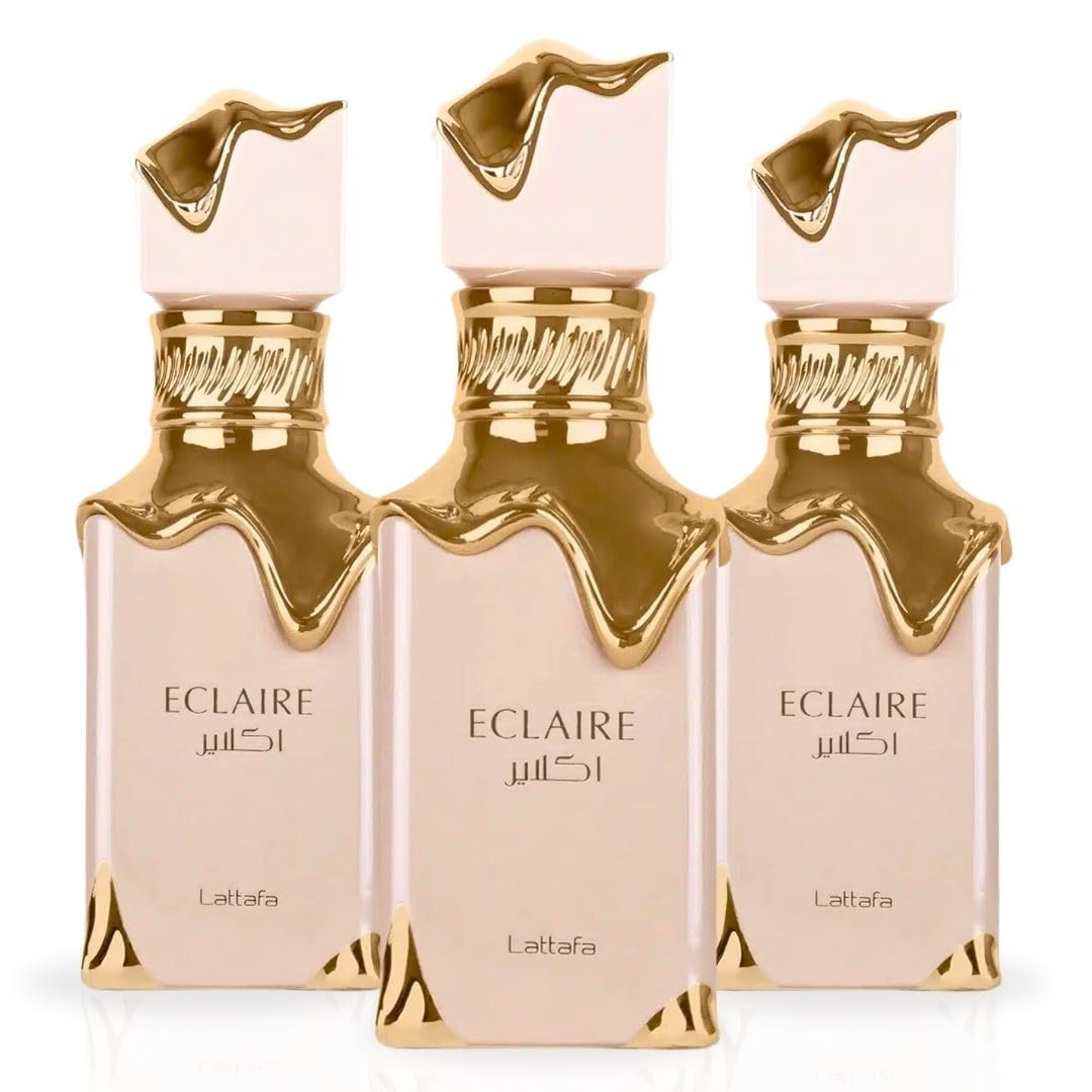 LATTAFA Eclaire EDP Spray 100ML (3.4 OZ) Long Lasting, Enchanting Fragrance For Women. (PACK OF 3): Eclaire (Pack of 3)