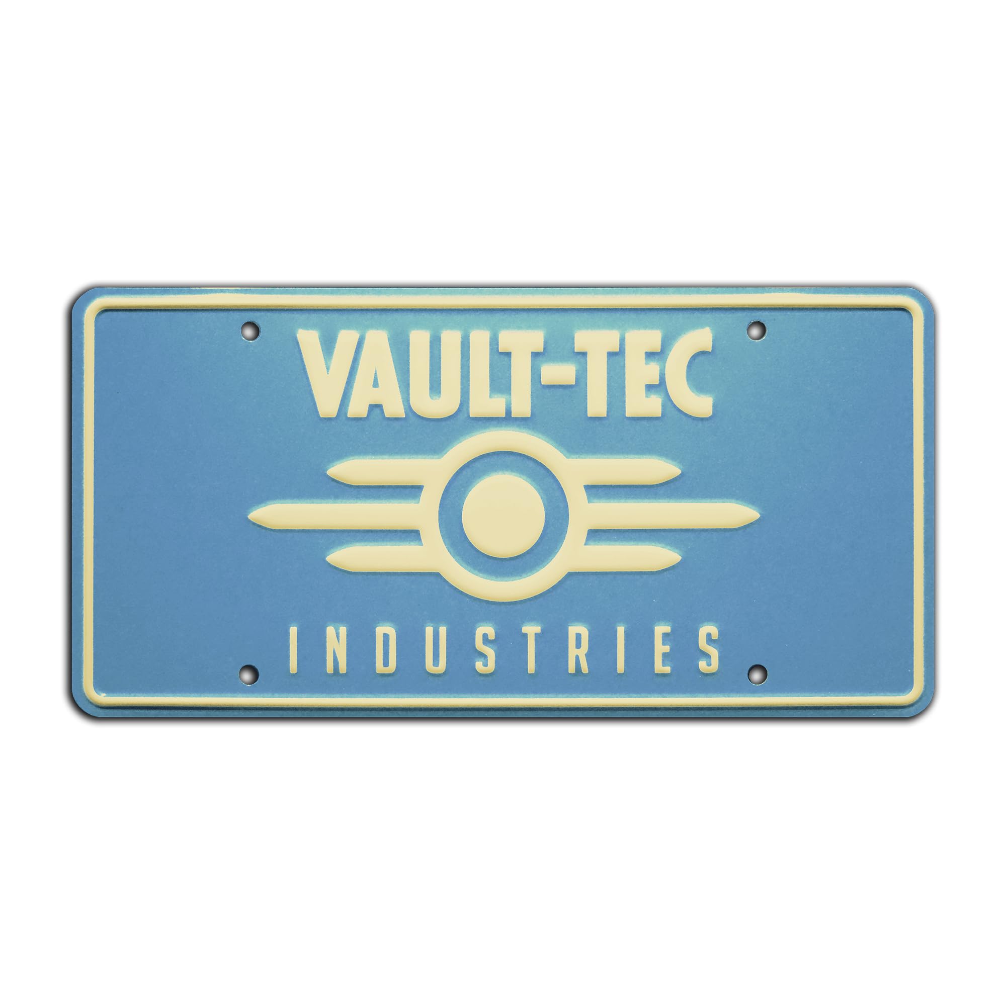 Fallout | Vault-TEC | Metal Stamped License Plate