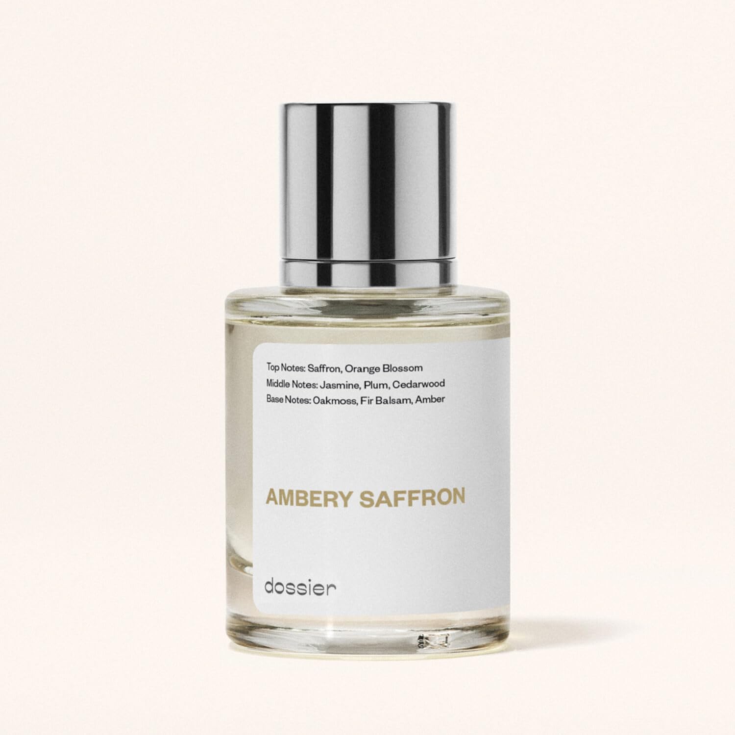 Dossier - Ambery Saffron - Eau de Parfum - Inspired by MFK's B.accarat R.ouge 5.40 - Vegan, Unisex Perfume Spray - 3.4 Fl Oz (100ml)