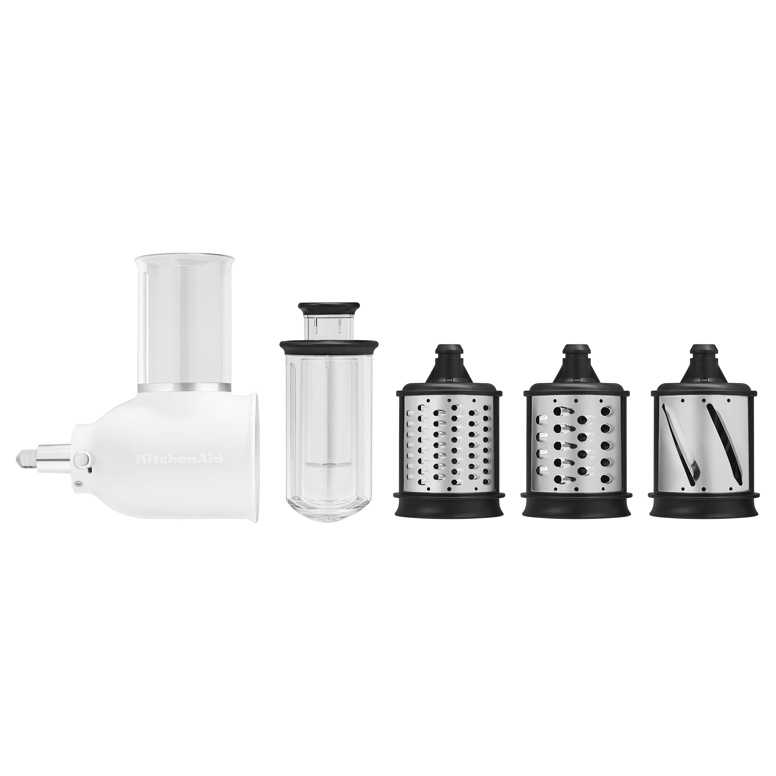 KitchenAid Artisan Series 5 Quart Tilt Head Stand Mixer with Pouring Shield KSM150PS,: Mineral Water Mixer + Slicer/Shredder Attachment