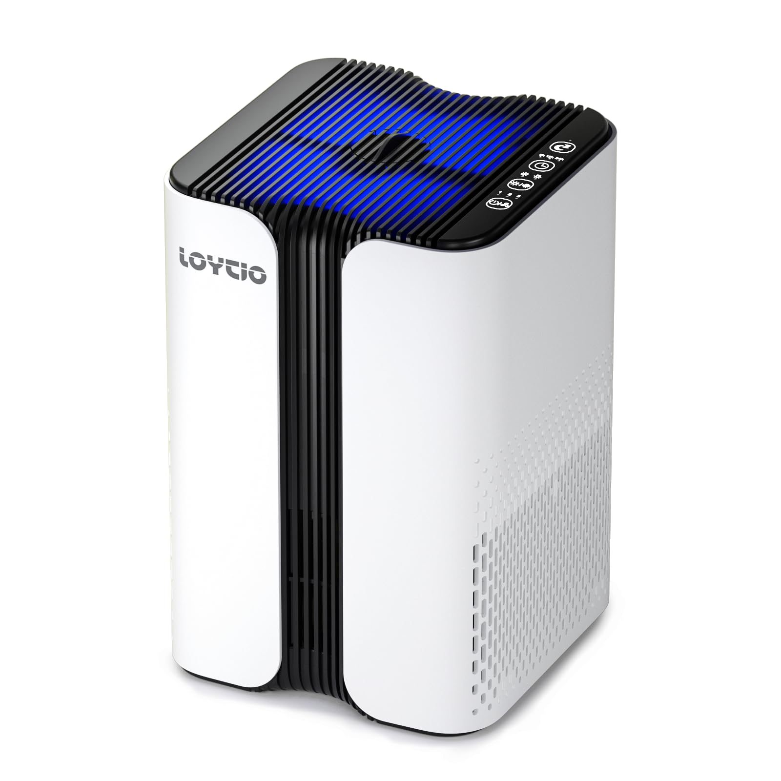 Air Purifiers for Home, HEPA Air Purifier Covers Up to 400 sq.ft Room, 24db Sleep Model, Night Light,3 Timers, with Aromatherapy for Bedroom, Dorm Room, Apartment, Kitchen-KJ7