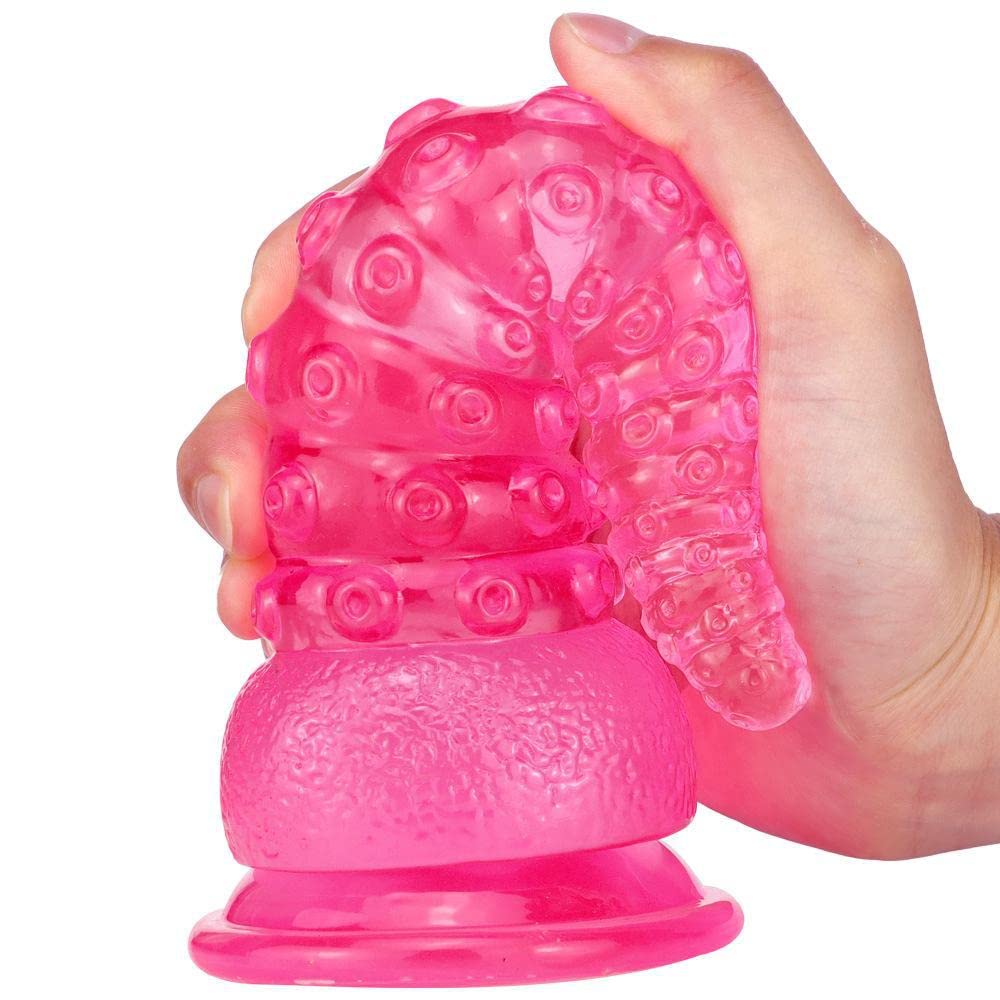 Octopus Tentacle Dildo Soft Realistic Dildo 6" Anal Plug Dildos Butt Plug Stimulator with Strong Suction Cup Anal Sex Toy Monster Silicone Prostate Massager for Women Men Adult Sex Play