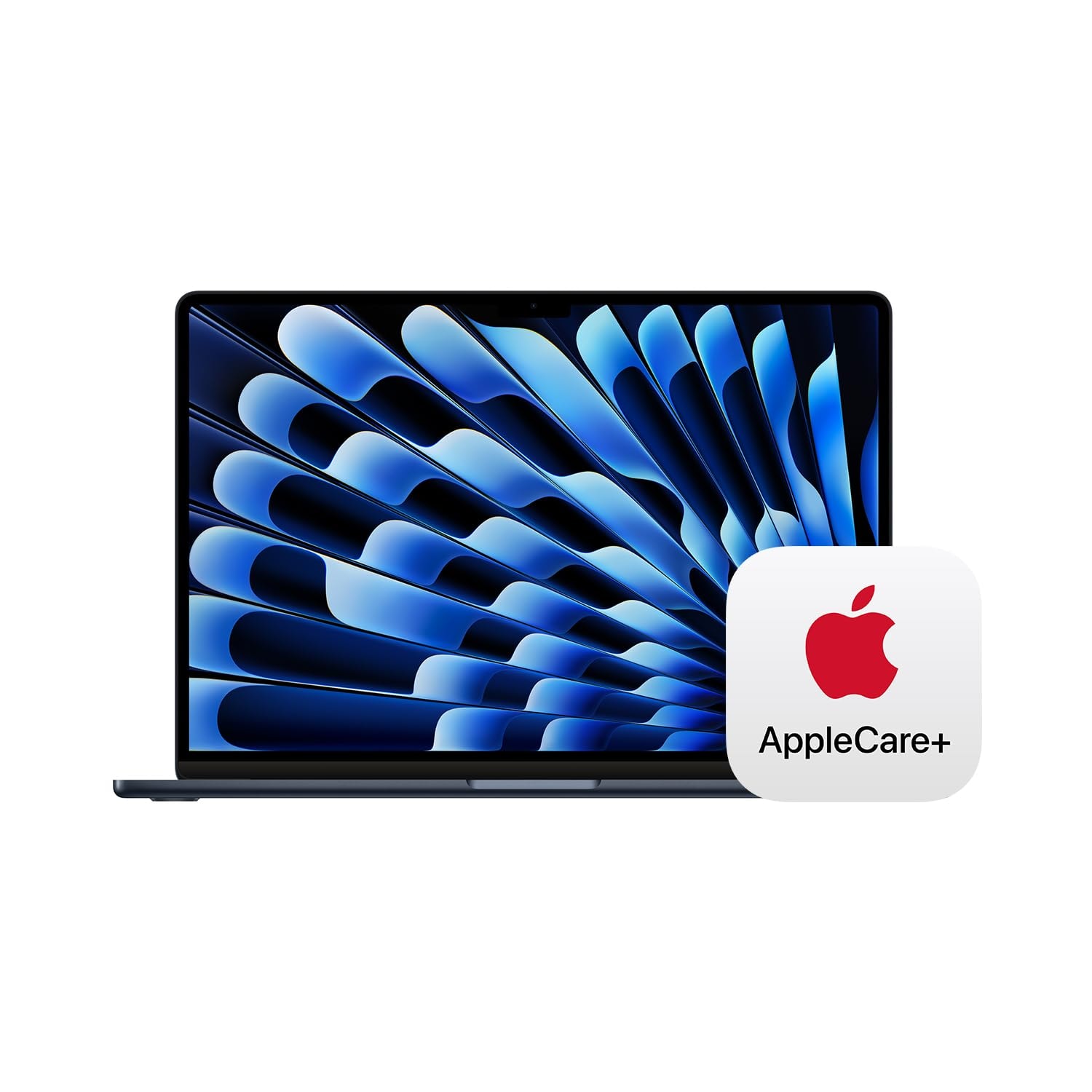 Apple 2024 MacBook Air 15-inch Laptop with M3 chip: Built for Apple Intelligence, 15.3-inch Liquid Retina Display, 8GB Unified Memory, 256GB SSD Storage, Backlit Keyboard, Touch ID; Midnight - Image 1