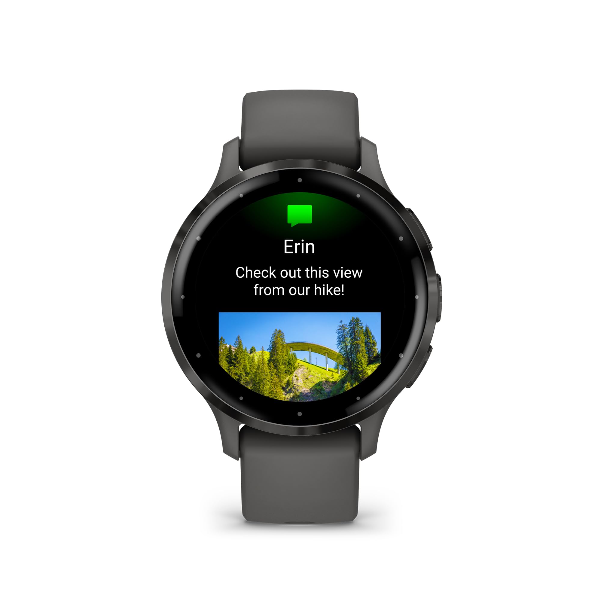Garmin Venu 3S Running GPS Smartwatch with AMOLED Display, Advanced Health, Fitness Features, Up to 14 Day Battery Life with Signature Power Bundle | Slate with Pebble Gray Silicone Band: Venu 3S (41mm) Pebble Gray