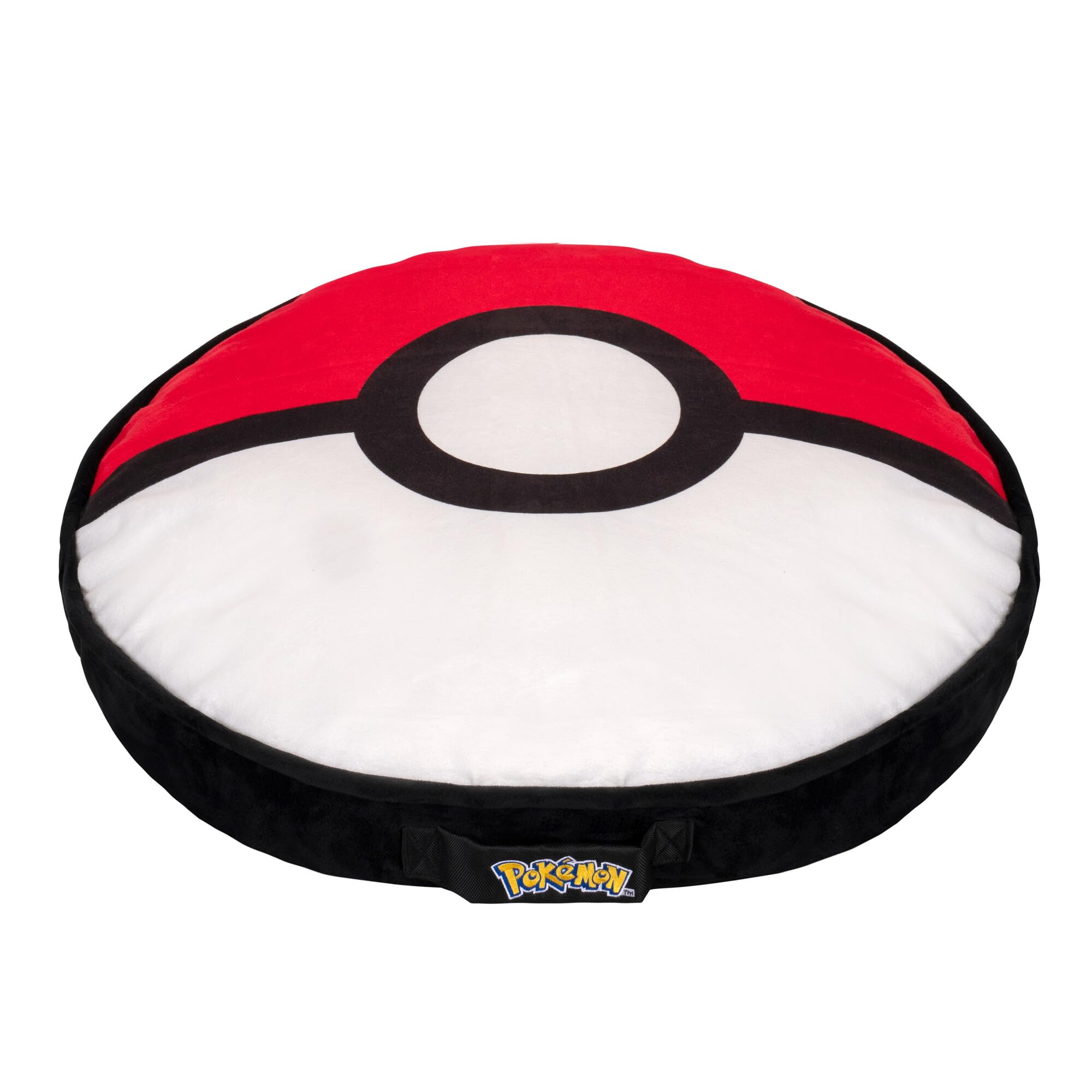 Pokémon Poke Ball Pillow Pet Bed - 30-Inch Pet Bed with Machine Washable Removable Cover and Grip Dots: Pokémon Poke Ball Pillow Pet Bed - 30-Inch Pet Bed with Machine Washable Removable Cover and Grip Dots