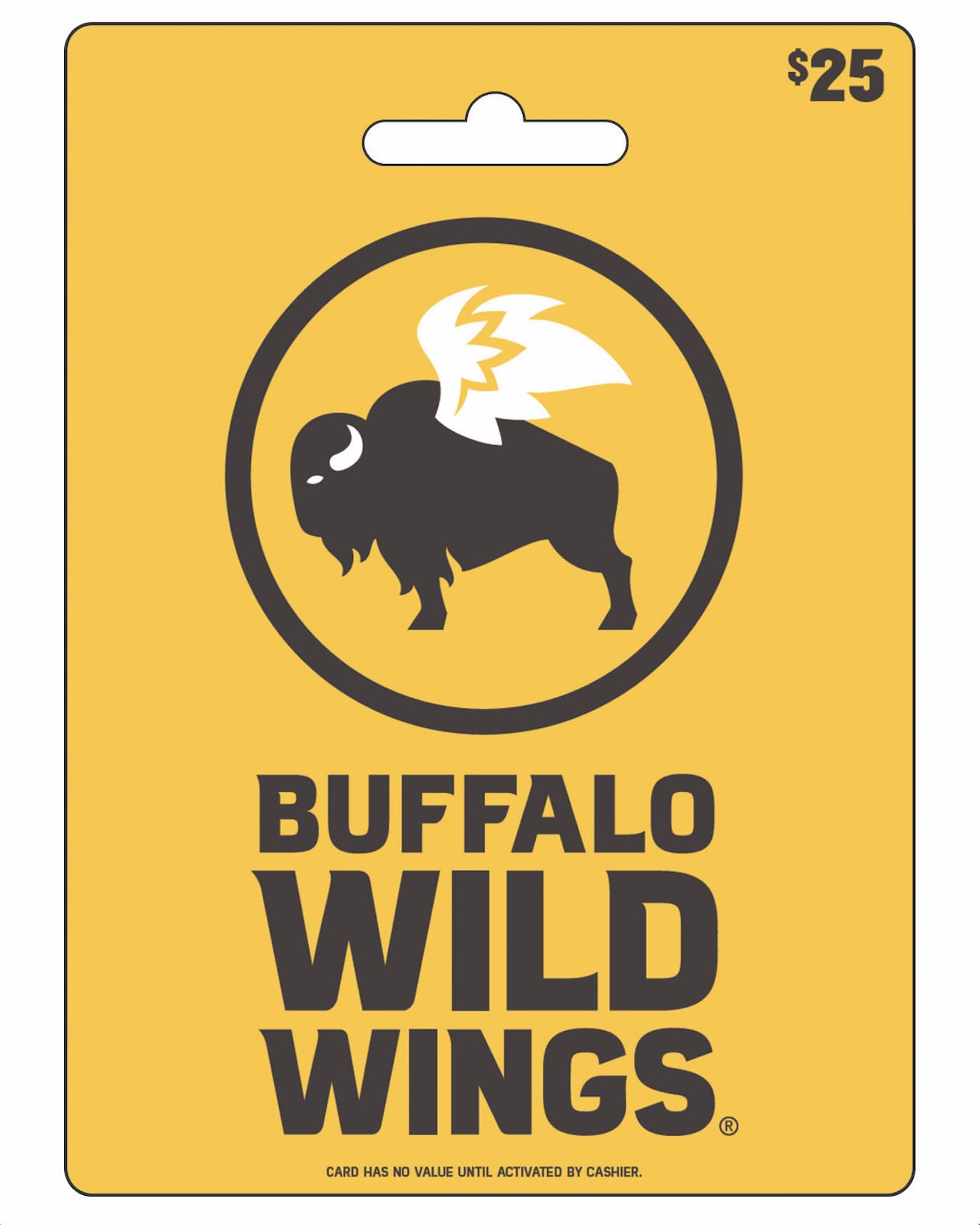 Buffalo Wild Wings Gift Card: 25 Standard