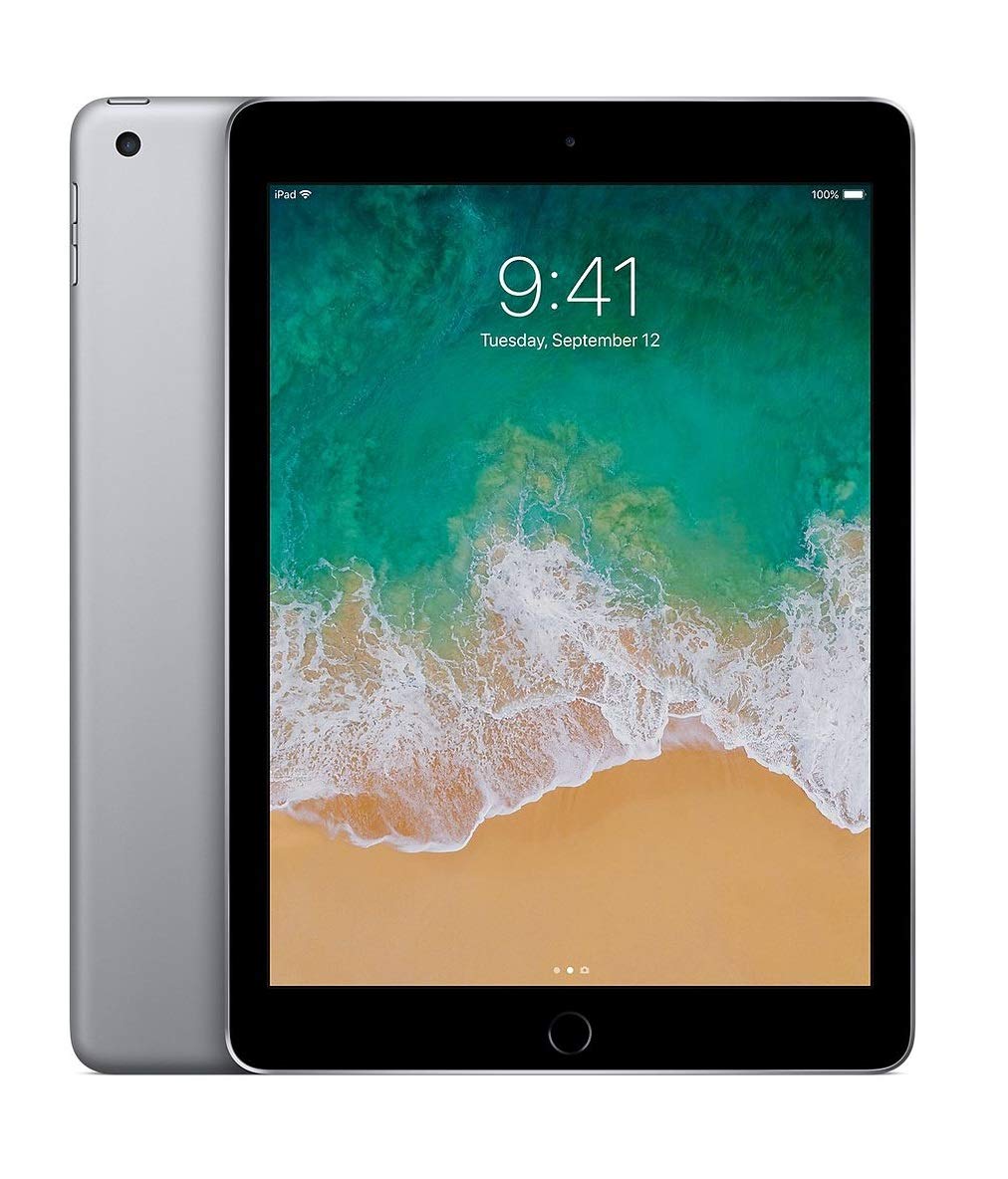 Apple iPad 9.7' with WiFi, 32GB, Space Gray - MP2F2LL/A (Renewed)
