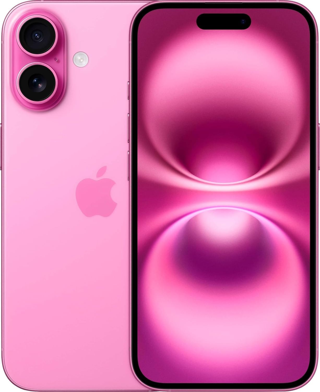 Apple iPhone 16, US Version, 128GB, Black - Unlocked (Renewed): Pink 256GB